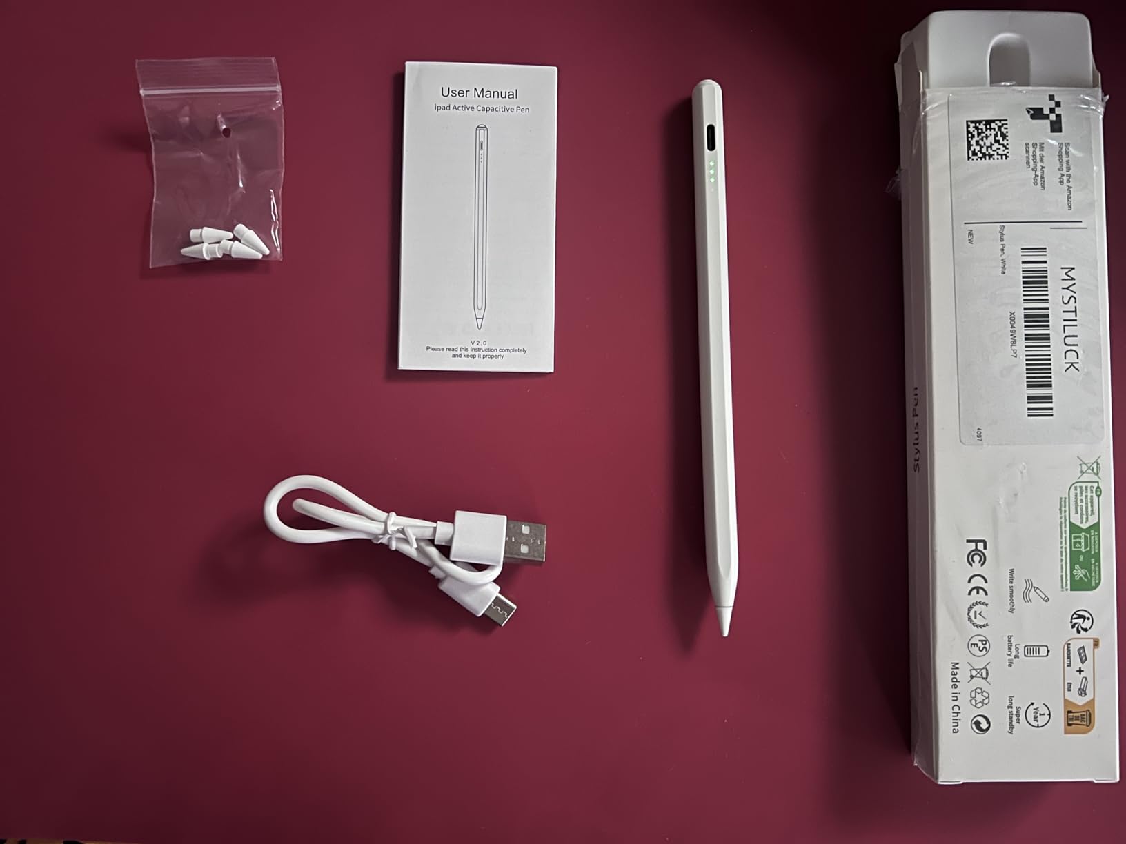 Stylus Pen for iPad 11th & 10th Gen - 2X Faster Charging, Tilt & Palm Rejection, Works with iPad Pro 12.9/11/M4, Air 5/M2, Mini 5/6/7, iPad 6th-11th Gen (2018-2025) customer photo 2