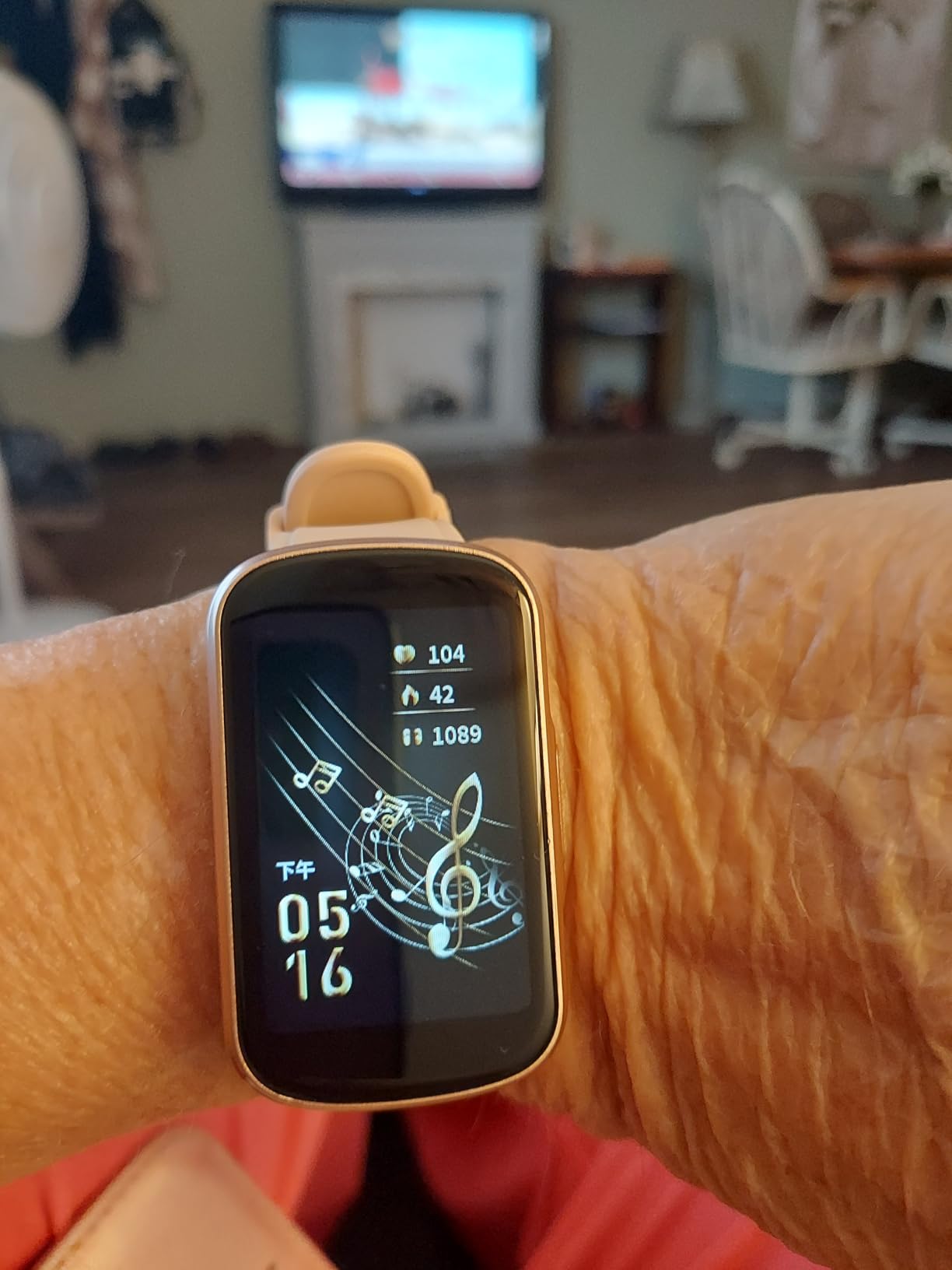 Parsonver Fitness Tracker with Bluetooth 5.3 Calling, Rose Gold customer photo 1