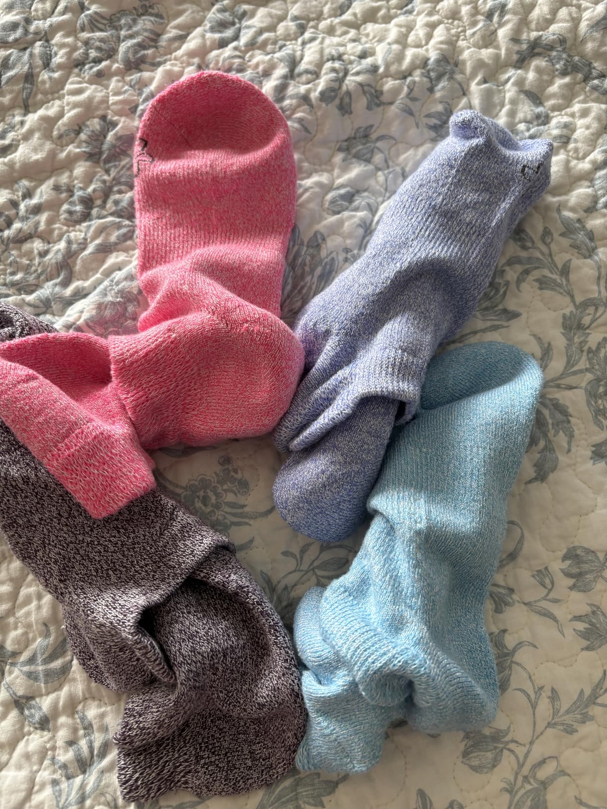 Doctor's Select Viscose Bamboo Ankle Diabetic Socks for Women and Men - 6 Pairs | Super Soft, Non Binding, Loose Wide Top customer photo 1