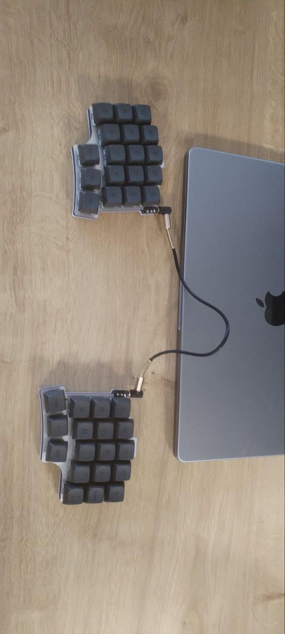 Split Ergonomic Mechanical Keyboard, Powered by QMK, Keyboard Comes Fully Assembled with MX Switch Support, 36-Key Layout, USB-C Connectivity, 28 Extra Keycaps & Switches Included customer photo 1