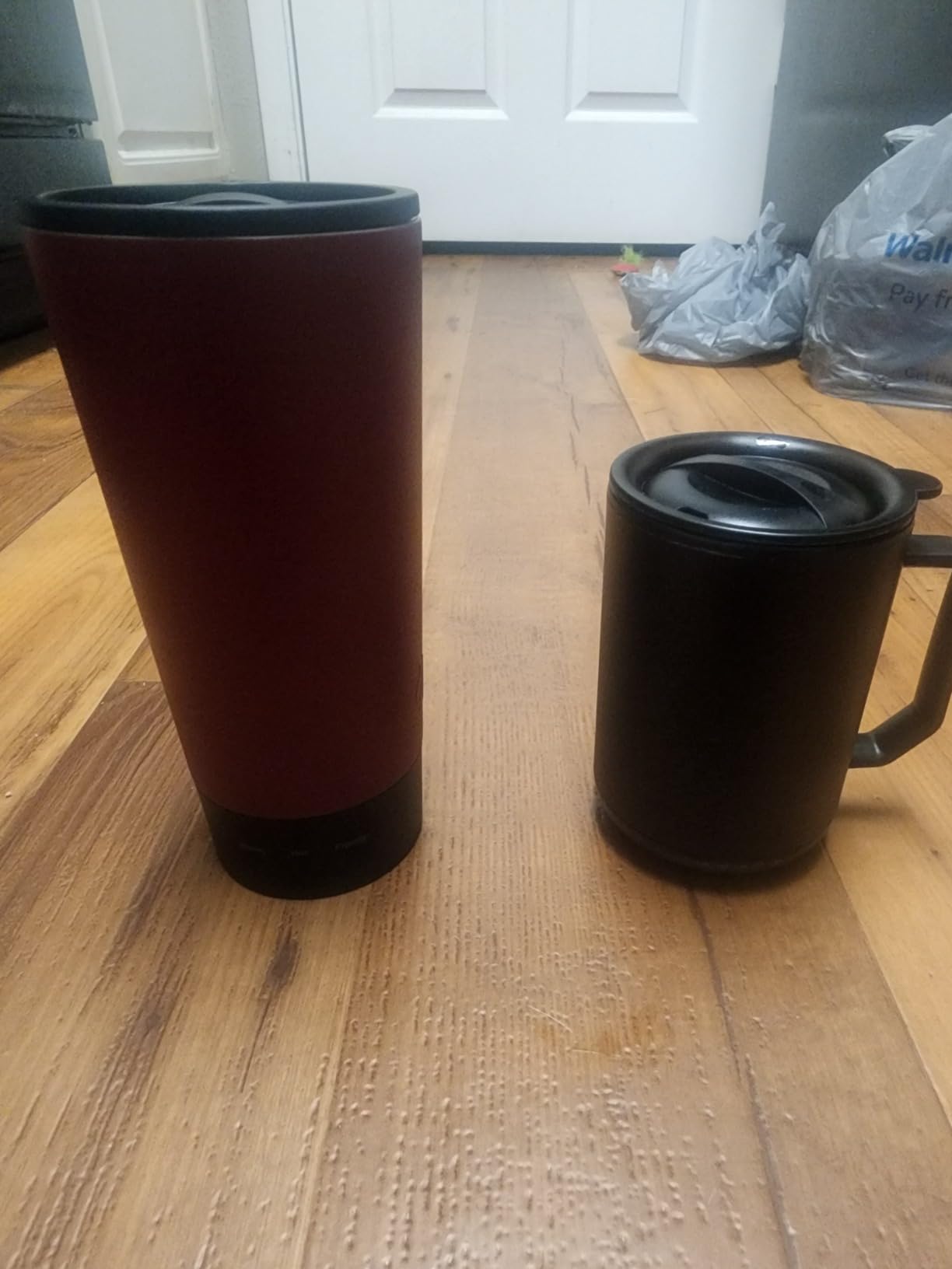 Nextmug Go - Temperature-Controlled, Self-Heating Travel Mug (Burgundy - 16 oz.) customer photo 2