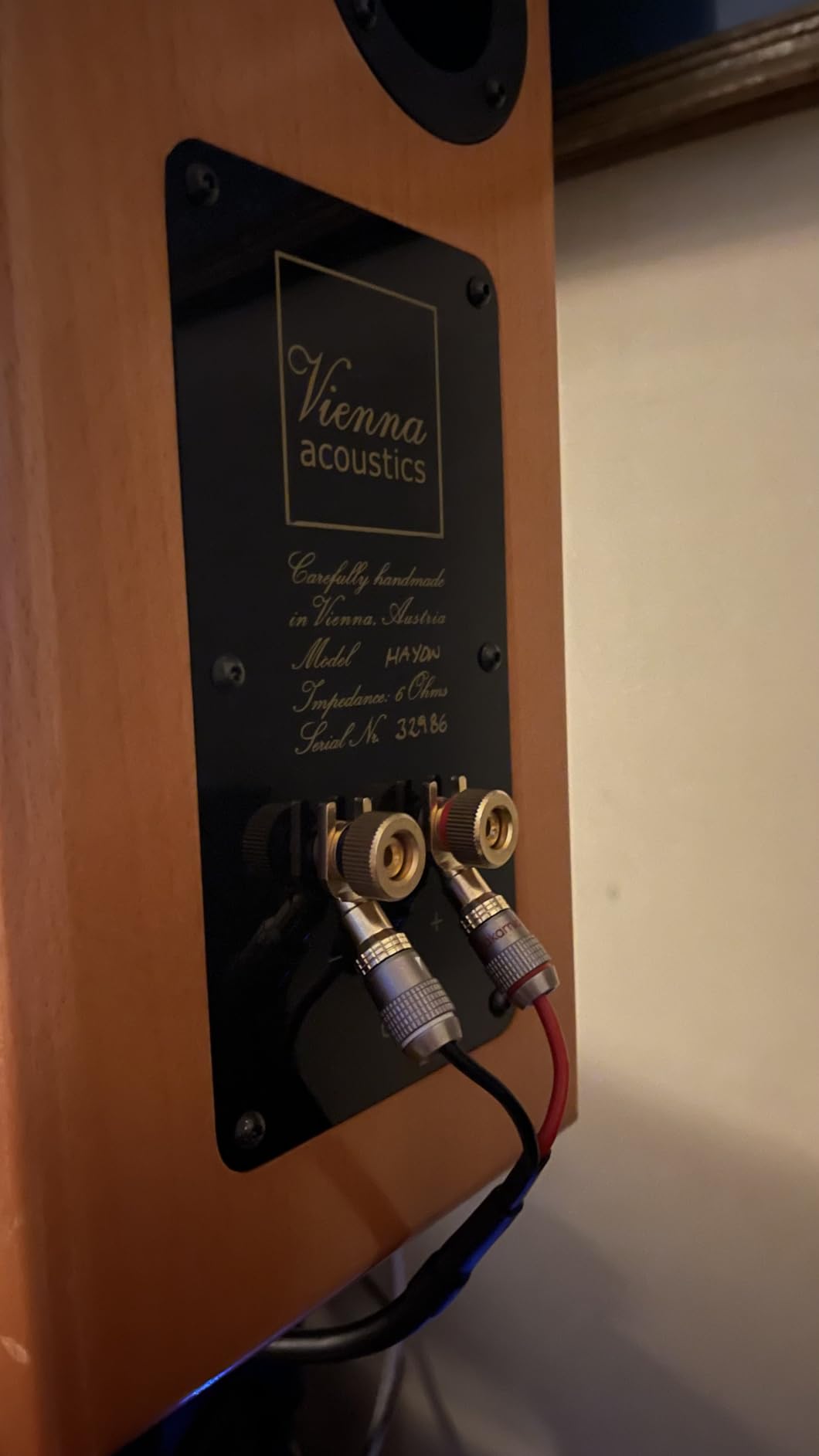 Nakamichi FanLock Excel Series 24k Gold Plated Spade Connector Banana Plug 10 AWG - 18 AWG Gauge Size 4mm for Speakers Amplifier Hi-Fi Home Theatre Wire Cable Quick Connector, 4 Pcs (2-Pairs) customer photo 1