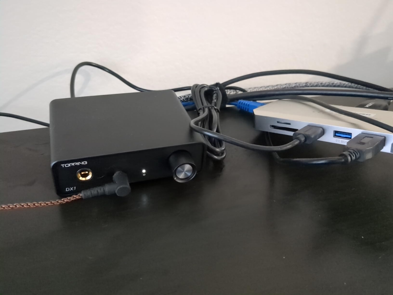 Topping DX1 Mini DAC & Headphone Amplifier, AK4493S Chip, 280mW x2, Supports DSD256 PCM384, 6.35mm & 3.5mm Outputs, Discrete LNRD for Windows, MAC, iOS, Android, HiFi Audio customer photo 1