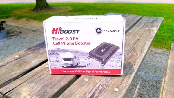HiBoost RV Cell Phone Signal Booster | Travel 2.0 RV Booster Kit | Boost 4G & 5G LTE | for All U.S. Carriers-Verizon T-Mobile AT&T and More, RV Camper Camping Cell Signal Booster FCC Approved customer photo 1