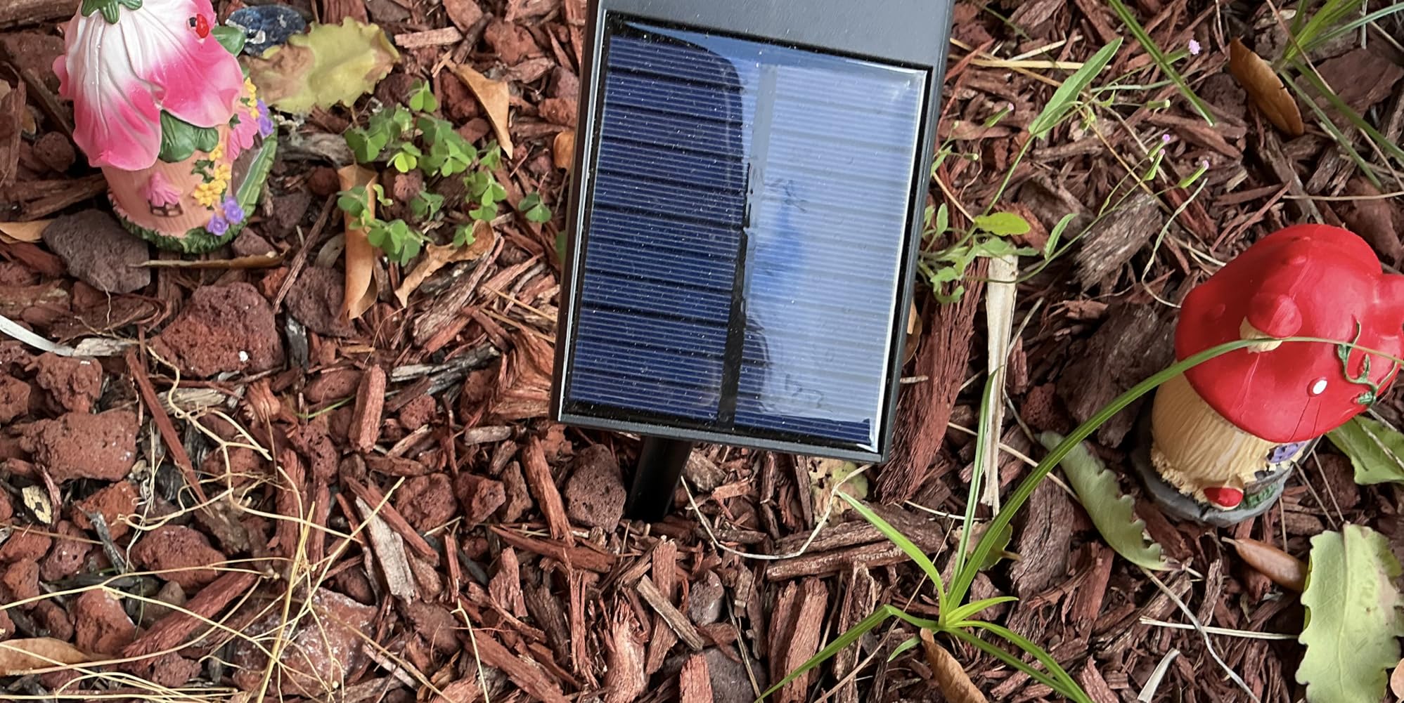 Solar Lights Outdoor Waterproof IP65, Solar Powered 76 LED 3 Lighting Modes Solar Spot Lights Outdoor for Yard Garden Landscape Pathway (Warm White, 4 Pack) customer photo 1