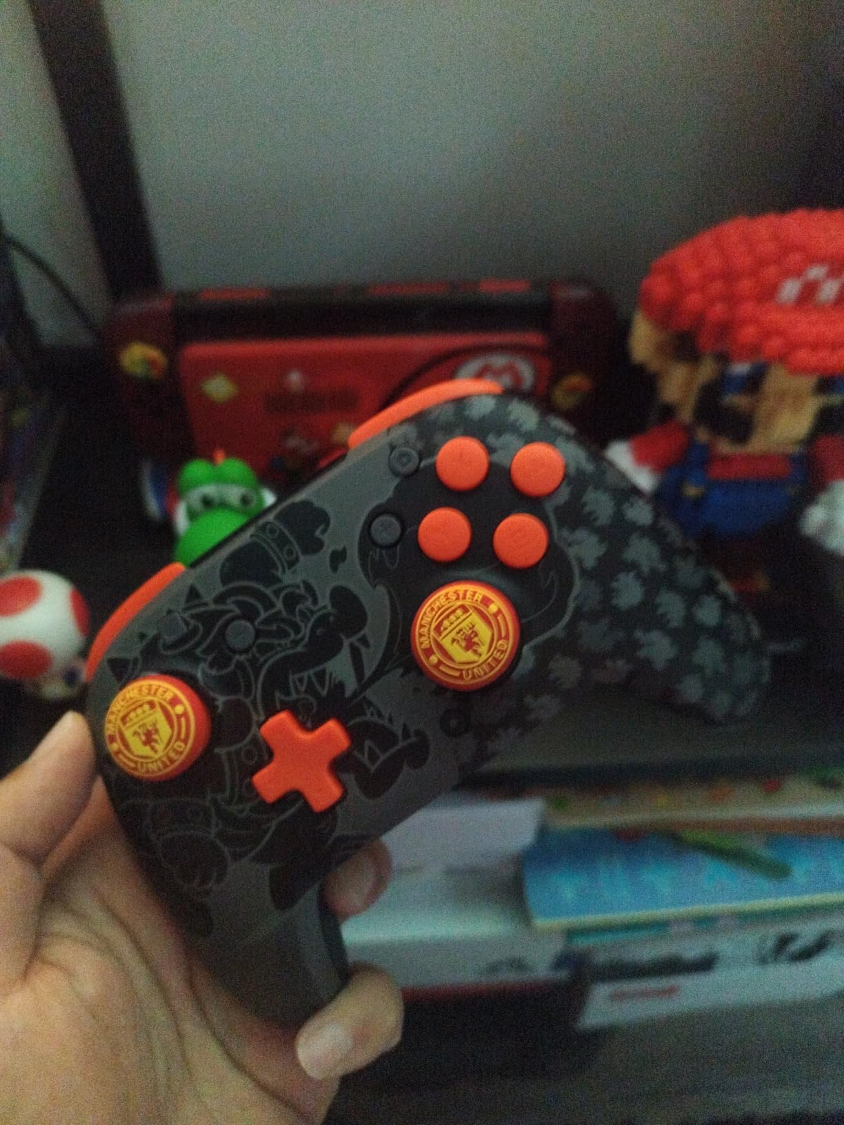 PDP REMATCH GLOW Wireless Nintendo Switch Pro Controller - Blackout Bowser customer photo 1