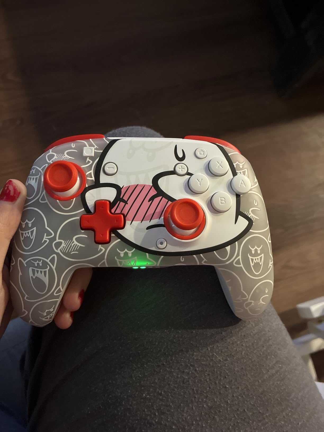 PDP REMATCH GLOW Wireless Nintendo Switch Pro Controller - Blackout Bowser customer photo 2