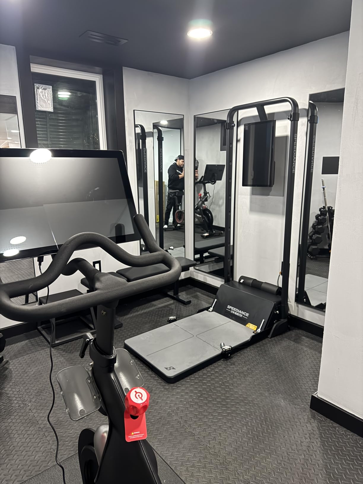 Speediance Gym Monster Smart Home Gym, Multifunctional Strength Training Machine, Smith Machine Power Cage Workout Station, Squat Rack Cable Machine, Full Body Fitness Equipment for Home Workout customer photo 2