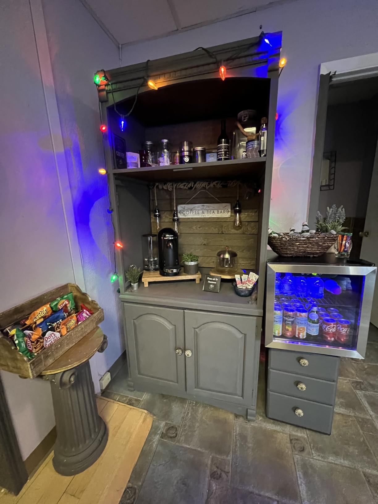 Antarctic Star 18L Beverage Refrigerator Cooler 24Can, Mini Fridge with Quiet Compressor, LED Light, Freestanding Small Fridge with Electronic Temperature Control customer photo 2