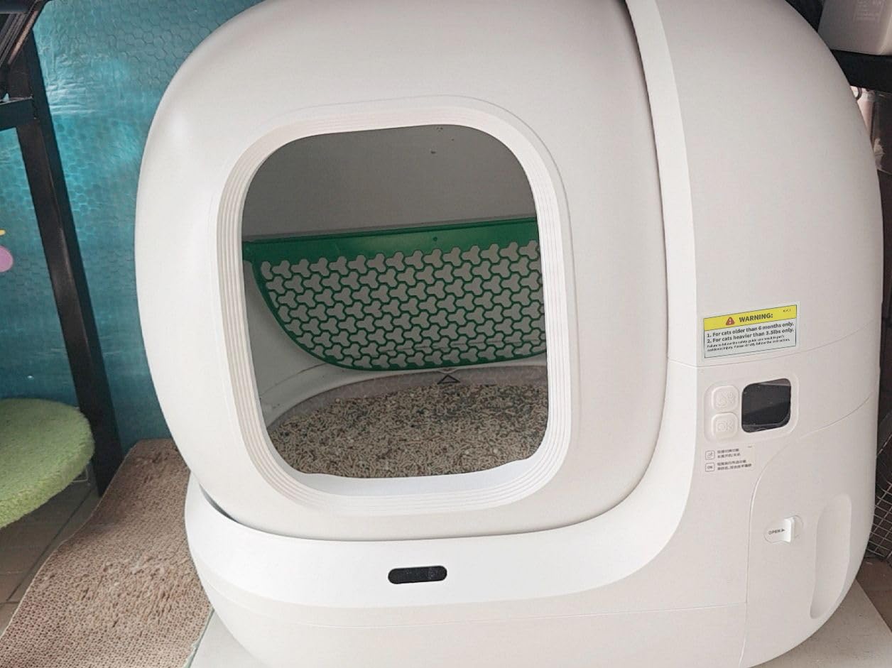 PETKIT PuraMax 2 Automatic Self-Cleaning Cat Litter Box, App Control Automatic Litter Box with Safety Sensors, Odor Free & Anti-Leakage Basic Bundle Includes Trash Bags, 2.4G WiFi & Low Entrance customer photo 2