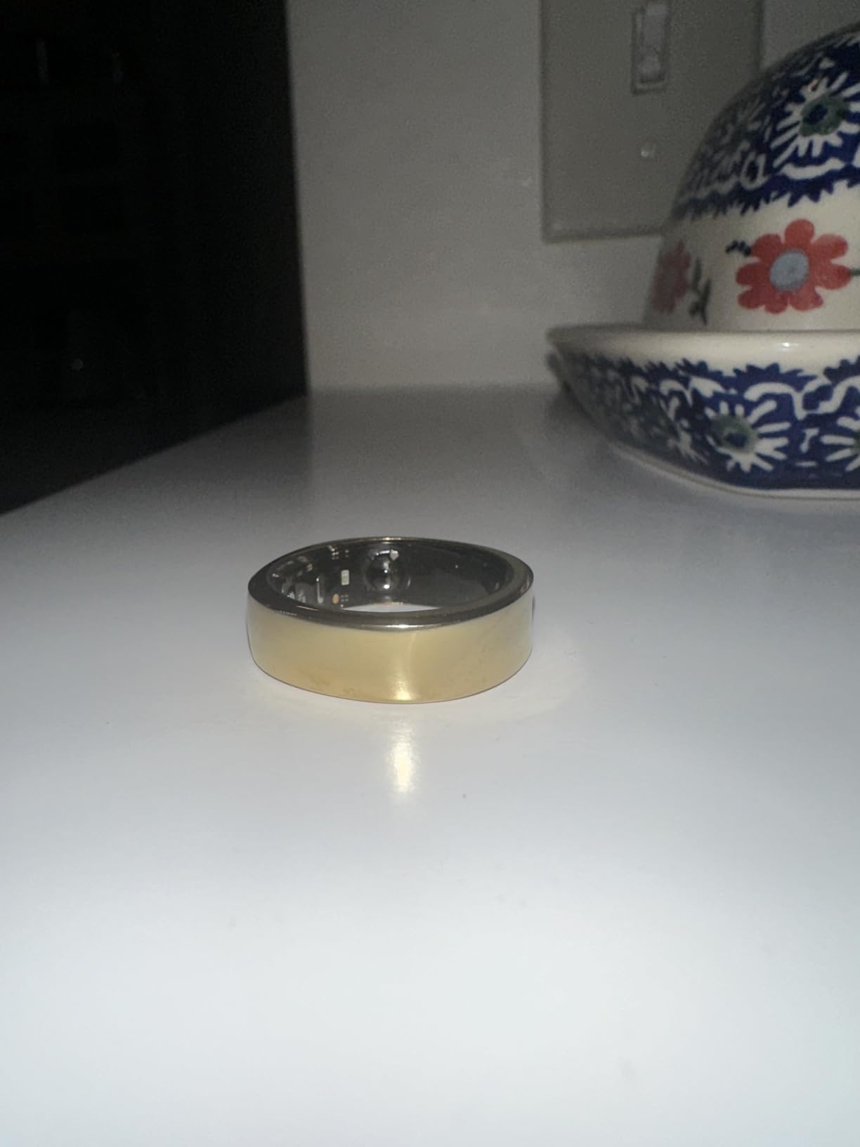 RingConn Gen 2, World's First Smart Ring with Sleep Apnea Monitoring, No APP Subscription, 12-Day Battery Life, Stress/Heart Rate/Women's Health Tracker, Android & iOS Compatible (Gold, Size 9) customer photo 1