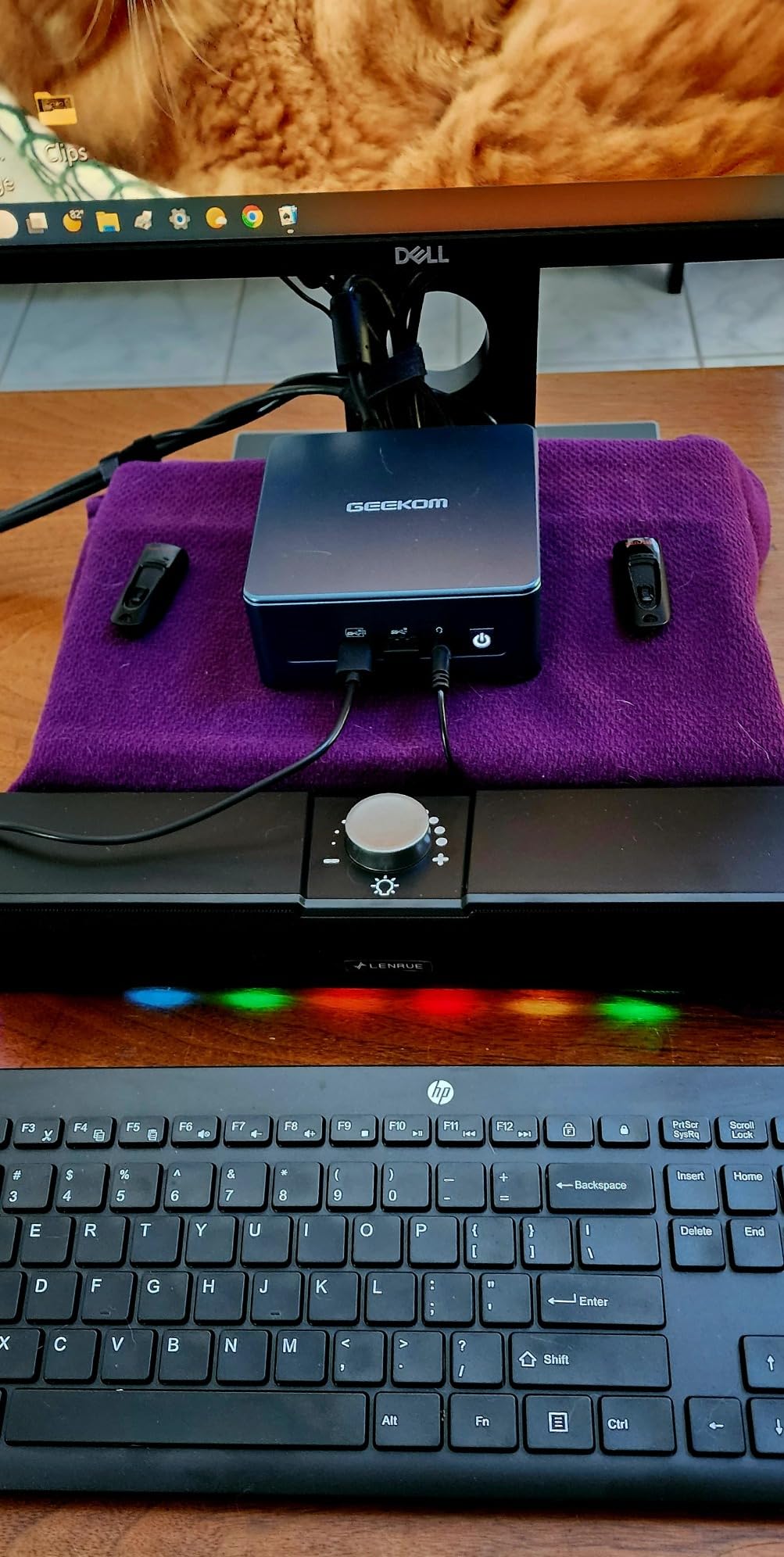 GEEKOM GT1 Mega AI Mini PC with 14th Gen Intel Ultra 9 185H, 16GB DDR5(Up to 96GB), 1TB NVMe SSD, Mini Desktop Computer Windows 11 Pro, Intel Arc GPU/Dual 2.5G LAN/WiFi 7/BT 5.4/USB4/3-Year Warranty customer photo 2