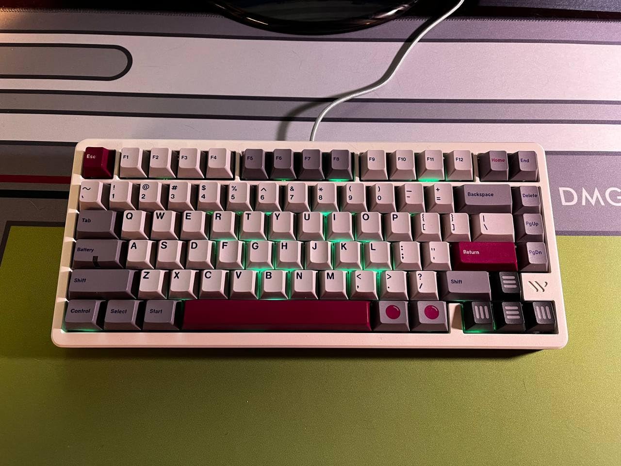 Womier RD75 Pro 75% Wireless Gaming Keyboard, Quick Release Aluminum Keyboard, QMK/VIA Tri-Mode Mechanical Key Board Custom Hot Swappable with RGB Creamy for Windows/Mac/PC customer photo 1