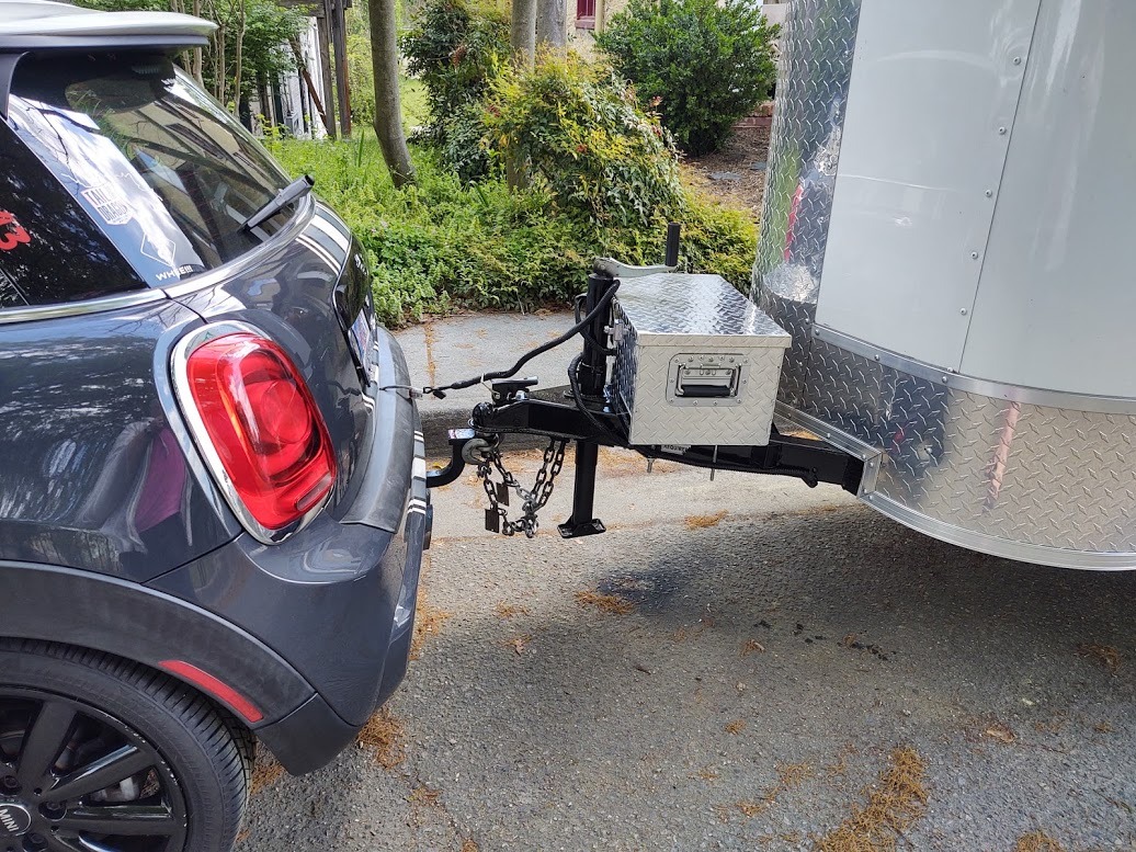 ARKSEN 49 x 15 x 15 Inch Diamond Plate Truck Bed Tool Box, Heavy Duty Waterproof Aluminum Toolboxes Storage Chest with Side Handle & Lock for Pickup Truck Bed, RV & Trailer - Black customer photo 2