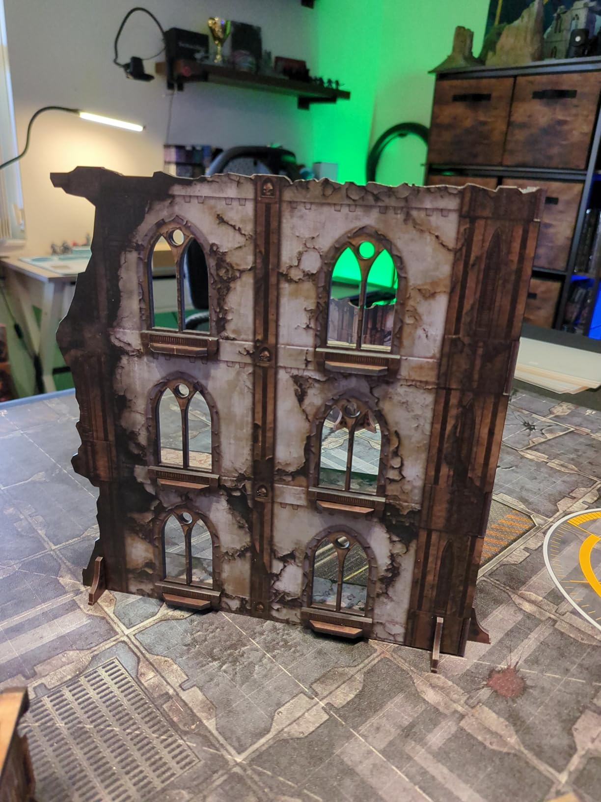 14PCS Terrain Set for WH40K WTC Tournament and 28mm/32mm Miniatures, Ashfall Citadel customer photo 2
