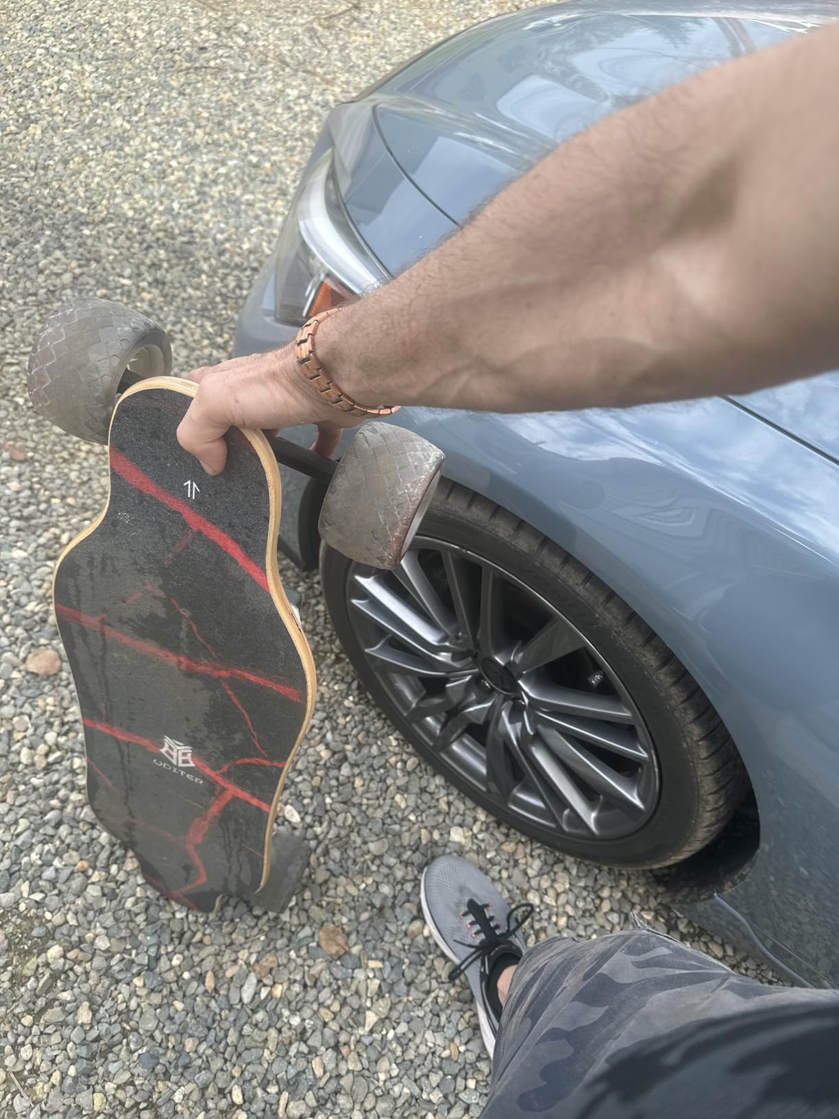 Electric Skateboard with Remote, Dual 600W Motors, Swappable Battery, Up to 28 MPH, 12-25 Miles Range, 4 Speed Modes, Electric Longboard for Adults & Beginners (S3/S3 Mini) customer photo 1