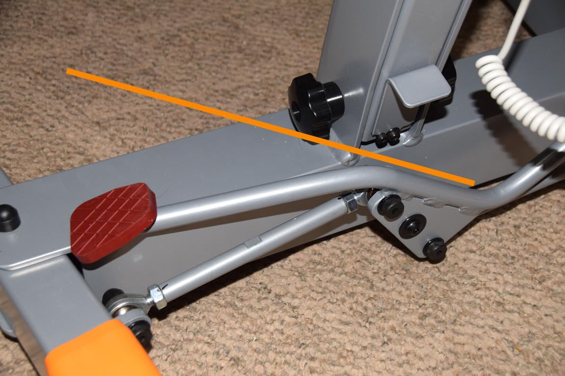 Electric Patient Lift, Foldable Patient Lift for Home Use, Portable Electric Patient Transfer Lift, 500lbs Electric Body Transfer Lift w/Commode Sling, Installation Free,Emergency Stop customer photo 1