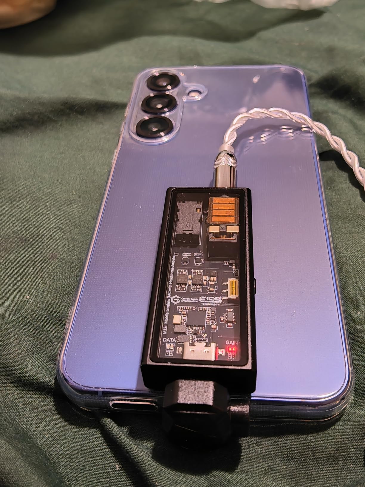 FiiO KA15 Portable DAC and Headphone Amplifier (Blue) customer photo 2