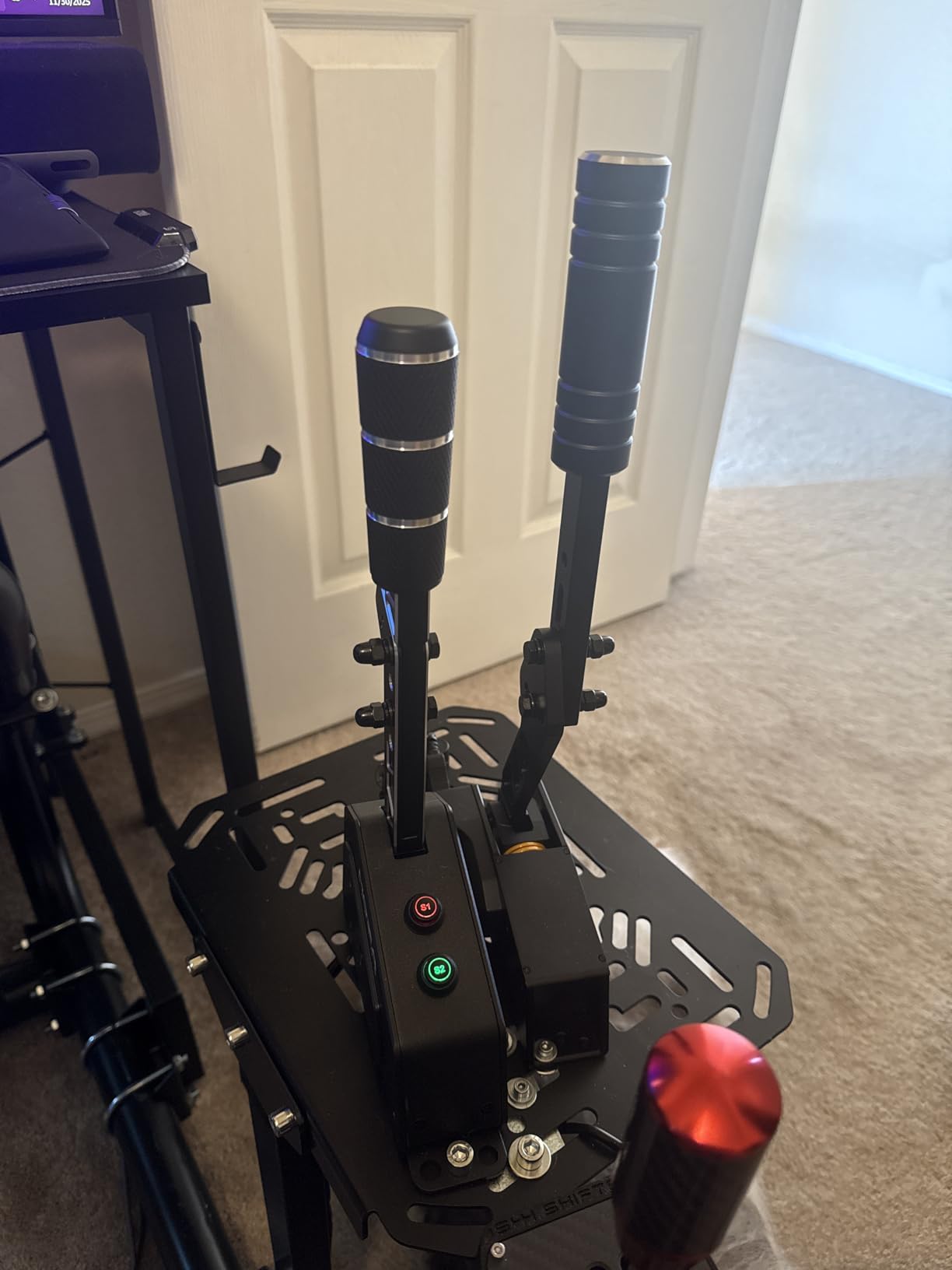 MOZA SGP Sequential Shifter PC USB Racing Simulator Joysticks, Versatile Multi-Functional Handle, Non-Contact Hall Sensor, Personalized Adjustability, Dynamic RGB Backlit Mechanical Buttons customer photo 2