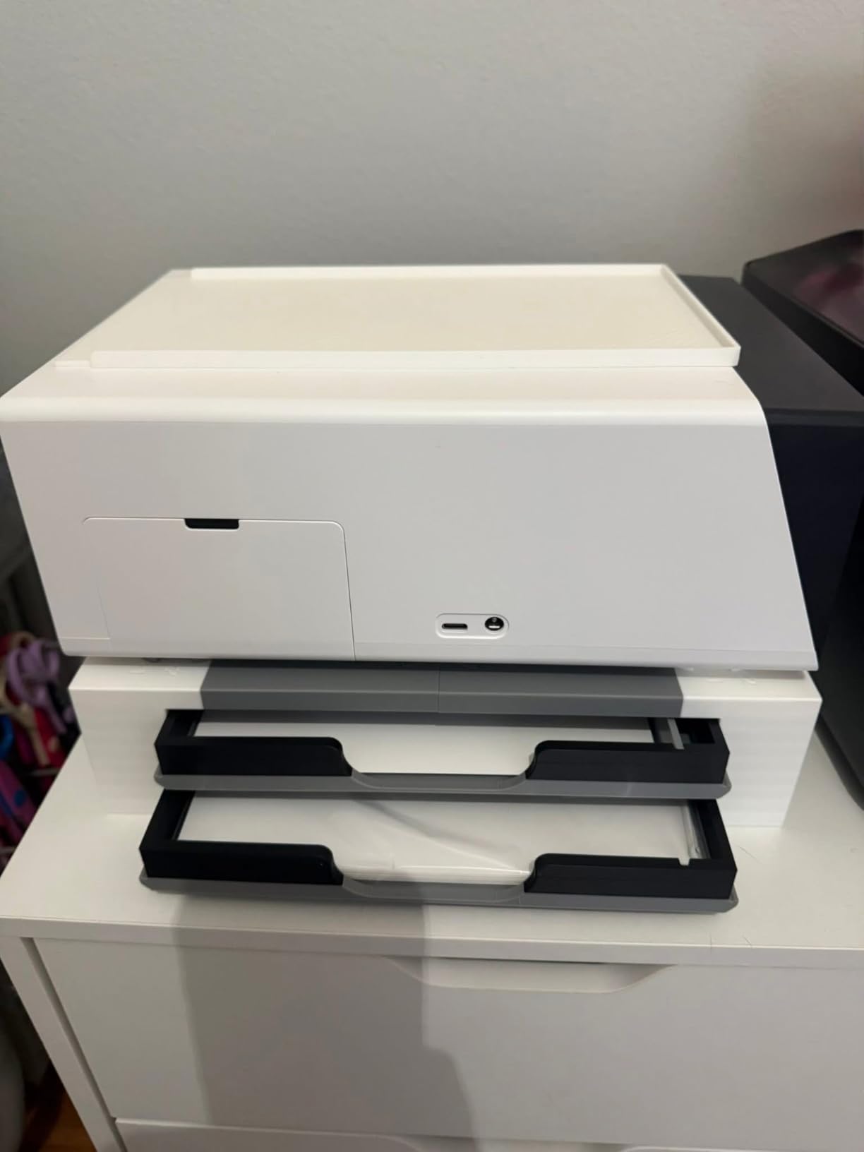 Liene PixCut S1 Color Sticker Printer & Cutting Machine - All-in-One Sticker Maker for DIY Crafts, Custom Labels & Gifts. Thermal Dye-Sublimation Photo Printer, 300 DPI, Precise AI Auto-Cutting customer photo 2