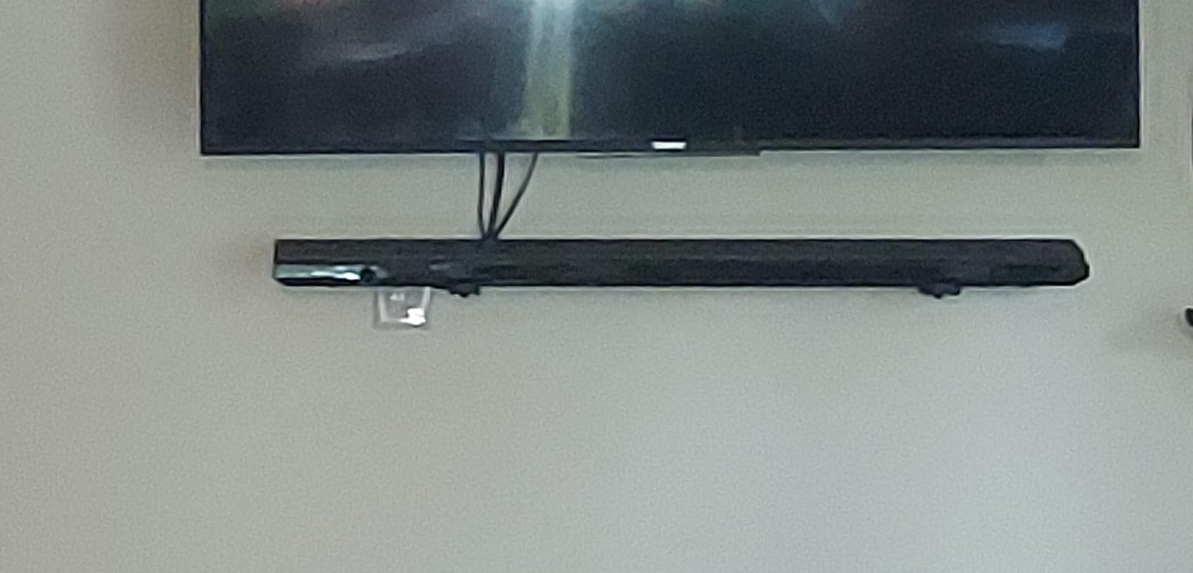 Soundbar Wall Mount Bracket for Samsung, Bose, Vizio, LG, Sony, JBL, Sonos and More Sound Bar Mounts Under TV, Hold up to 33 lbs, Depth Adjustable 3.6