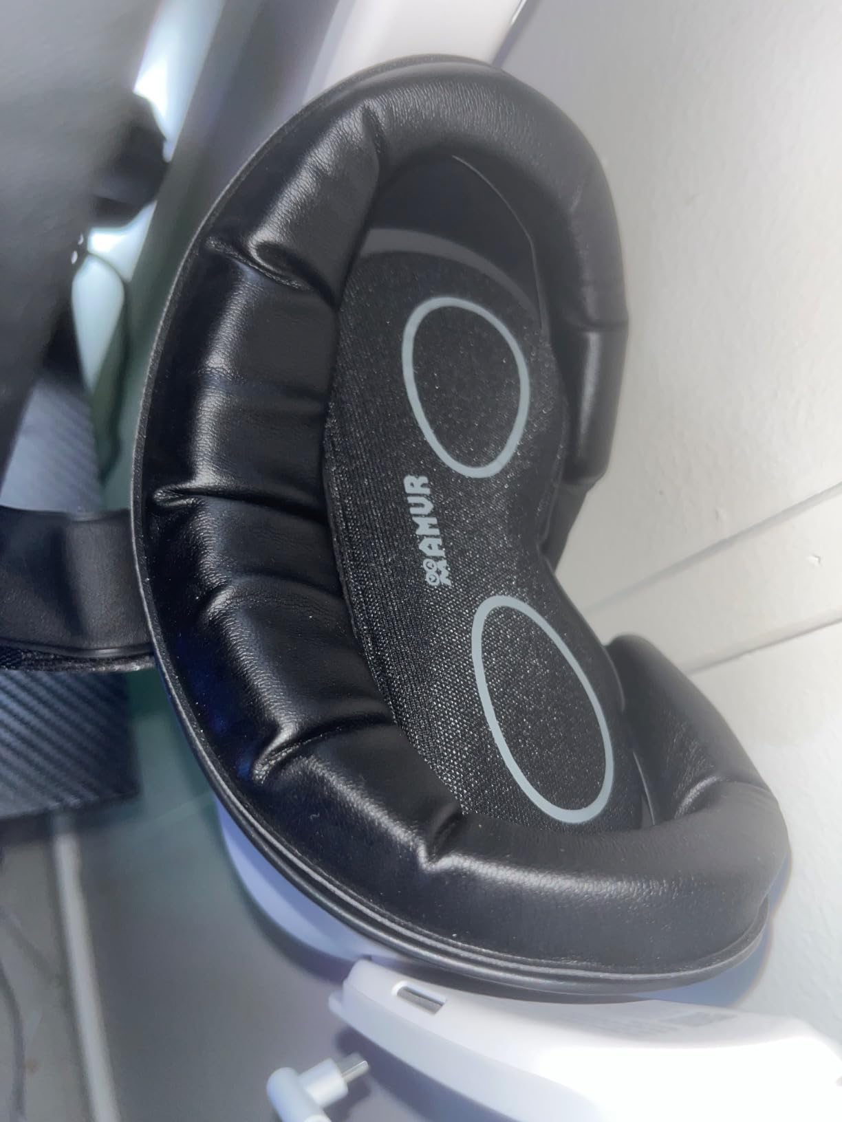 AMVR Facial Interface Face Pad Cover Compatible with Meta/Oculus Quest 3S Accessories, Comfort PU and Ice Silk Cotton Cushion,Not Fit Q3 (Wider) customer photo 2