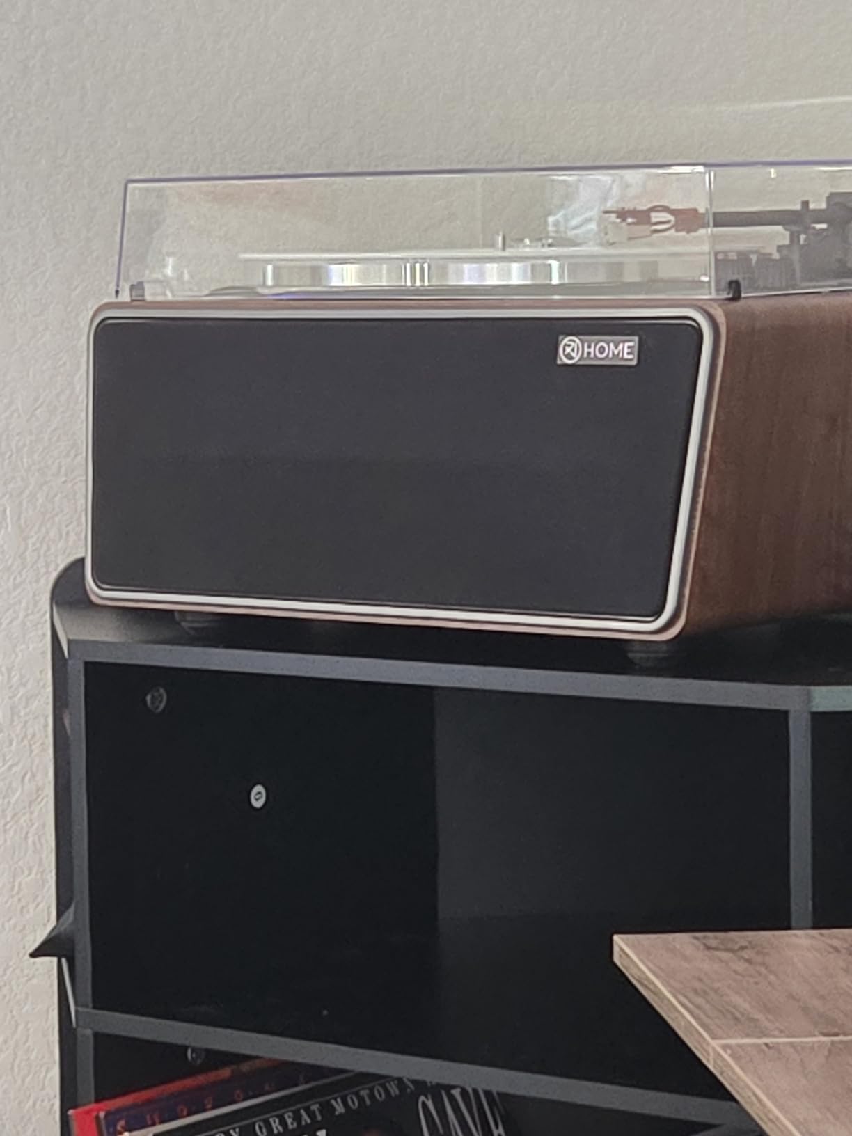 All in One Vinyl Record Player, Bluetooth Turntable Built in 4 Stereo Speakers Phono Preamp, High Fidelity Turntables for Vinyl Records with Magnetic Cartridge AT-3600L, 2-Speed, 33/45RPM, USB PC Recording customer photo 1