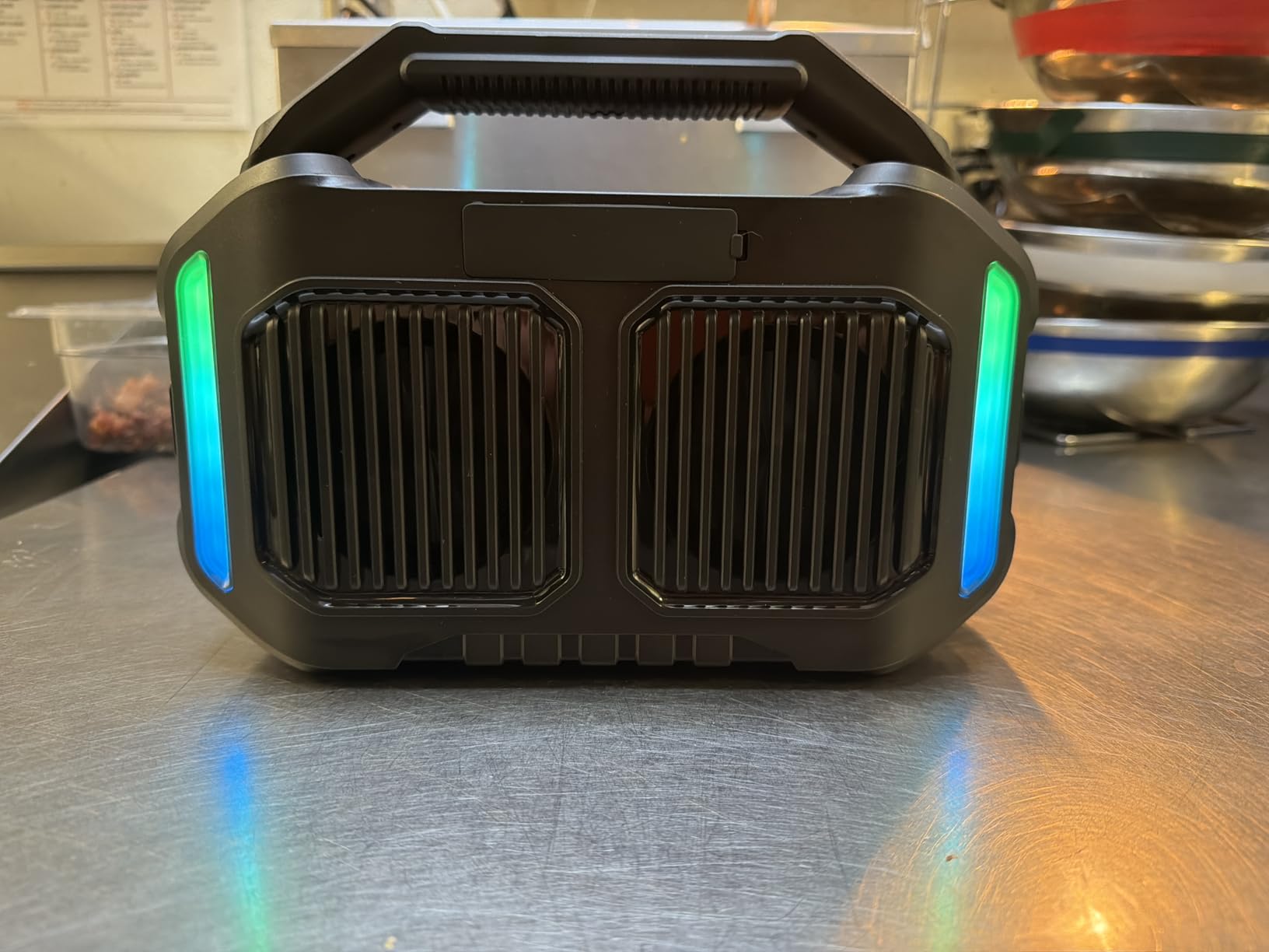 Speakers Bluetooth Wireless: 80W(Peak) Loud Speaker with Bass, 20H Playtime, IPX6 Waterproof, Large Jobsite Speakers for Work, Outdoor, Workshop, Garage, Portable Speaker with TWS (Black) customer photo 1