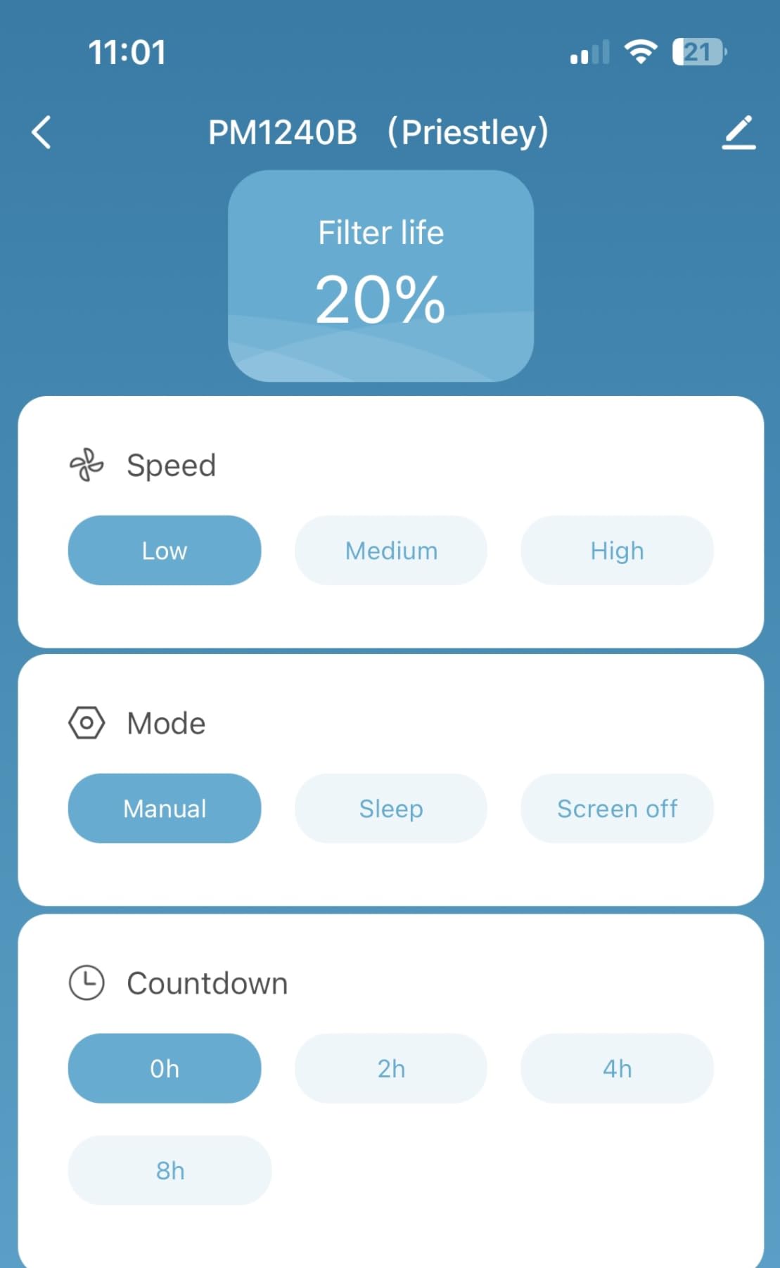 Priestley Small Air Purifiers for Home Bedroom Dorm Office Desktop, 20dB Quiet 3-in-1 HEPA Air Purifier with Essential Oil Diffuser, Air Filters Smoke, Allergies, Pet Dander, Odor, Dust customer photo 1