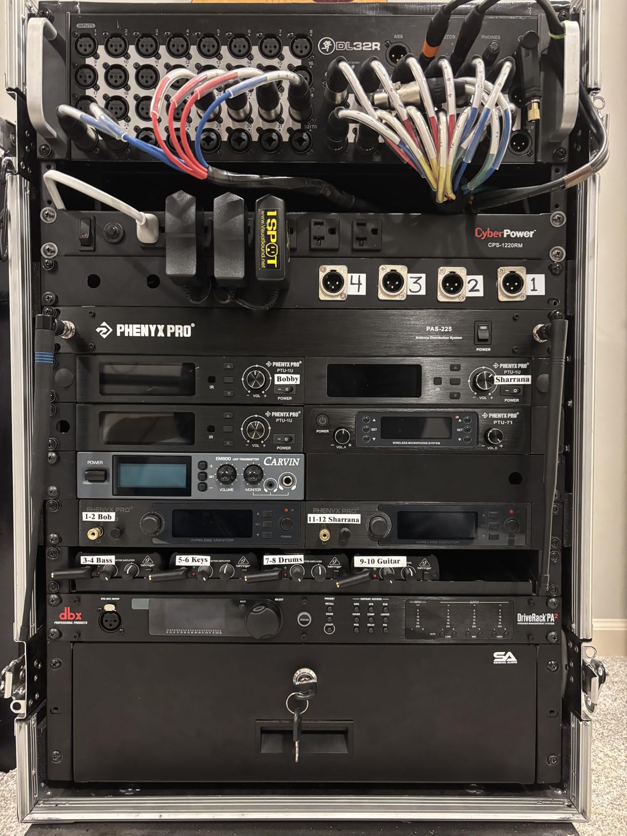 Phenyx Pro 4-Channel Wireless Microphone System, UHF Auto Scan Cordless Mic Set, 4 Bodypacks w/Headsets/Lapel Mics, 4x40 Frequencies, 328ft Coverage, Mic for Church, DJ, Meeting (PTU-7000-4B) customer photo 1