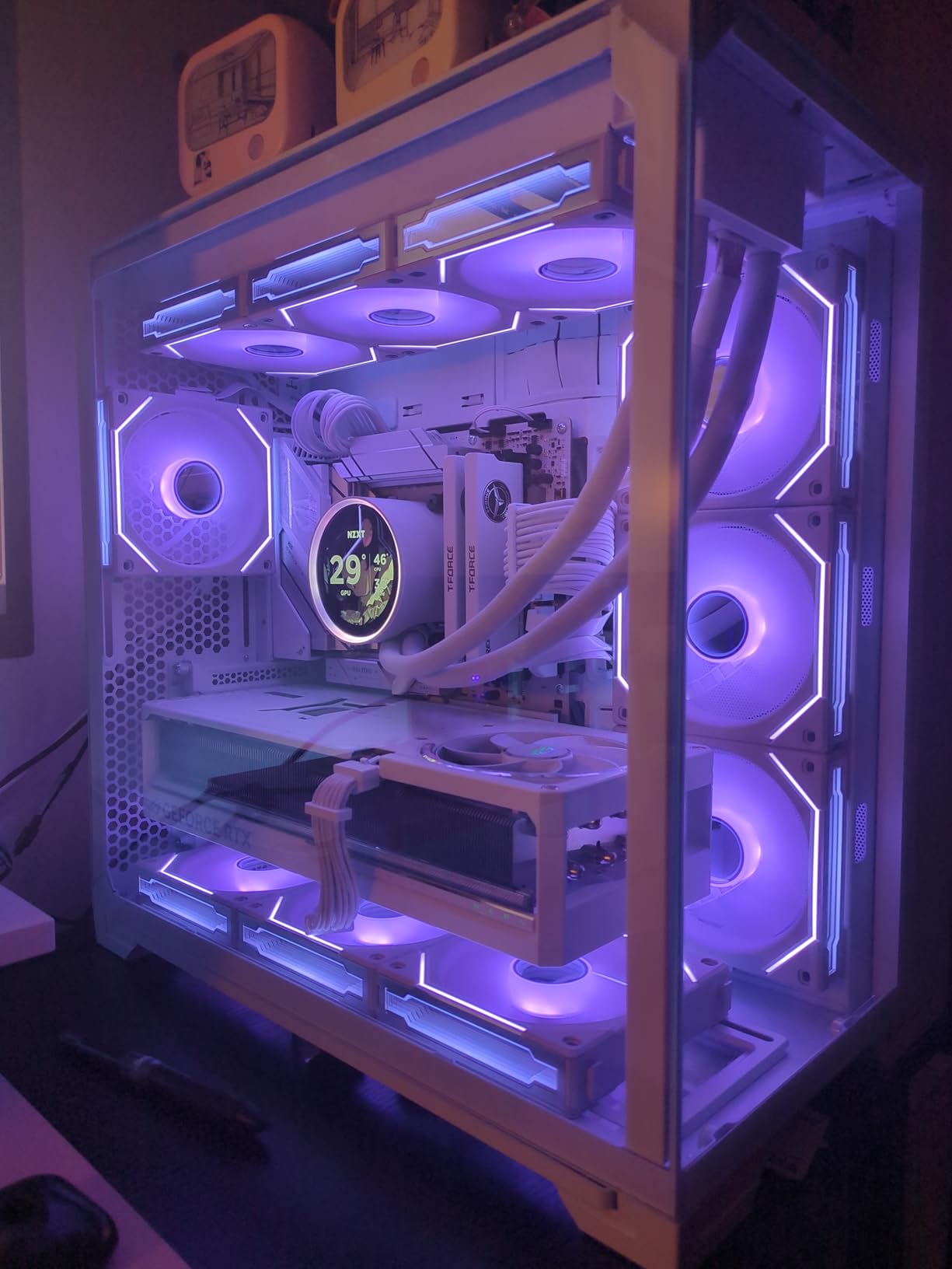 Lian Li O11 Vision Compact Black-Steel-Tempered Glass ATX Mid Tower Computer Case-Back Connect Support-O11VPX customer photo 2