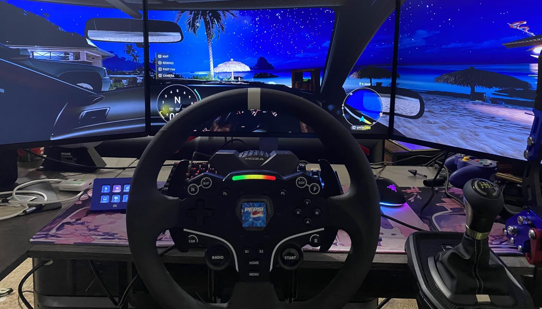 Turtle Beach VelocityOne Multi-Shift Sim Racing Shifter & Handbrake for Windows PC, Xbox Series X|S & Xbox One - 7-Gear + R H-Gate & Sequential Shifter, Handbrake, Hall-Effect Magnetic Sensors - Black customer photo 2