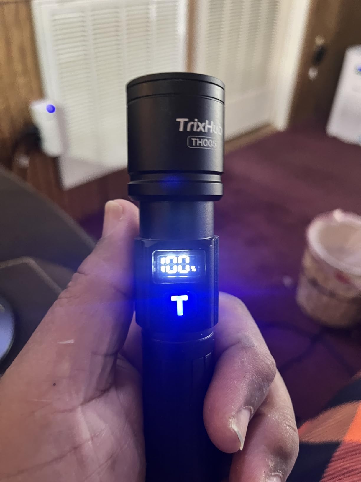 Rechargeable Flashlights 2 Pack, Super Bright High Lumens Flash Light, 5 Modes Zoomable Linternas with LCD Digital Display, Powerful Handheld LED Flashlights for Home Emergencies Camping customer photo 1