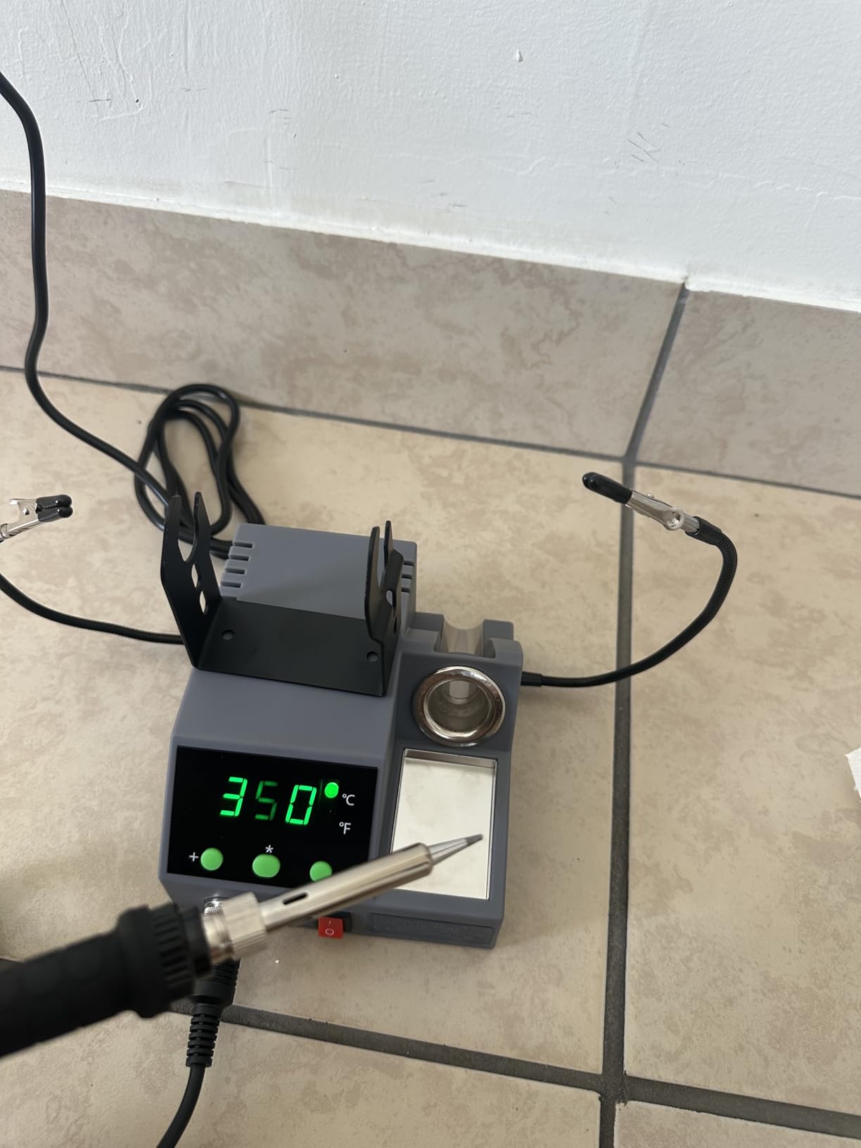 Soldering Station 100W Digital Display with Auto Sleep customer photo 2