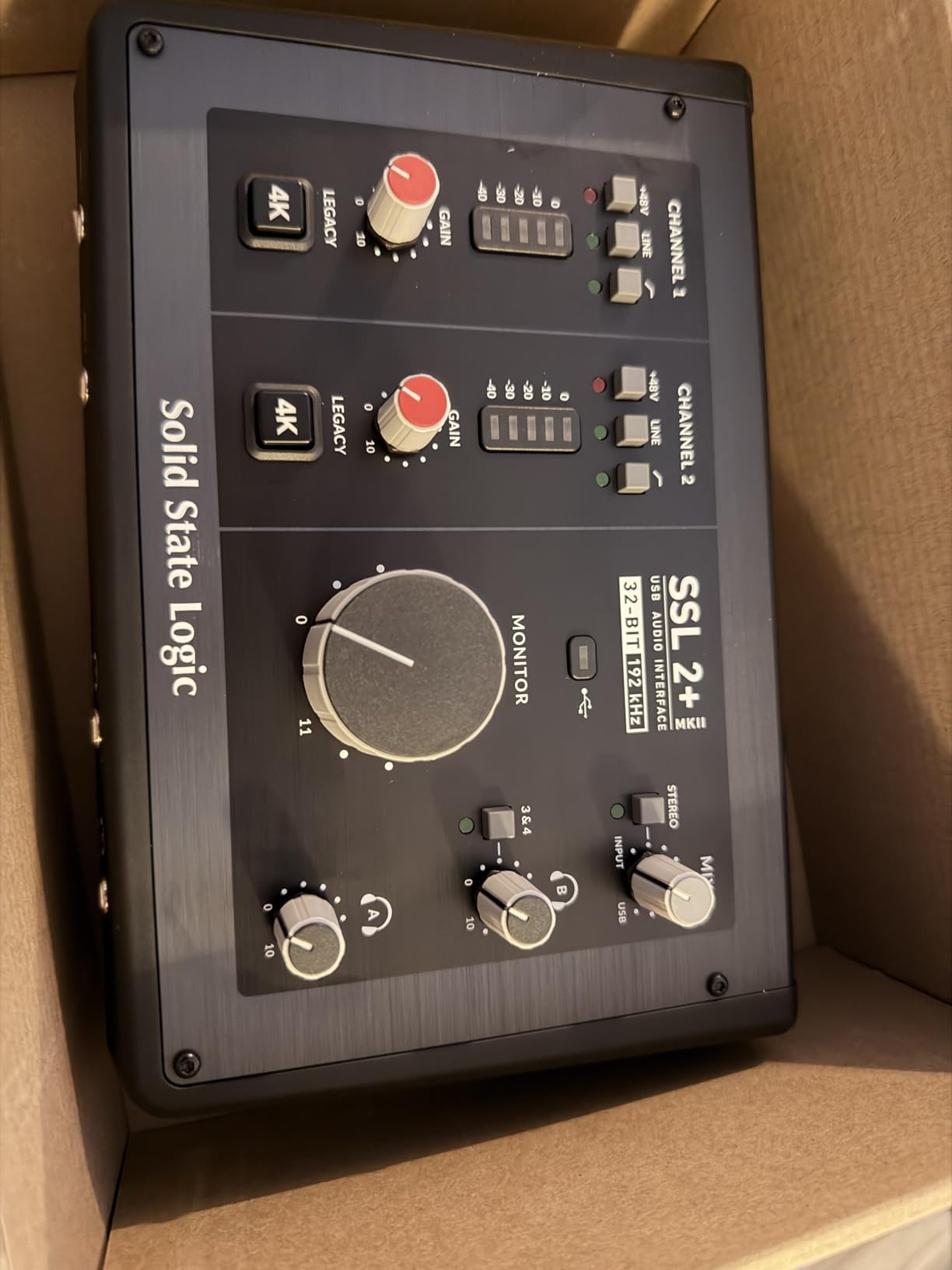Solid State Logic SSL 2 Plus MKII USB Audio Interface with Dual Headphones, Four Balanced Outputs, and Class-Leading Mic Preamps customer photo 1