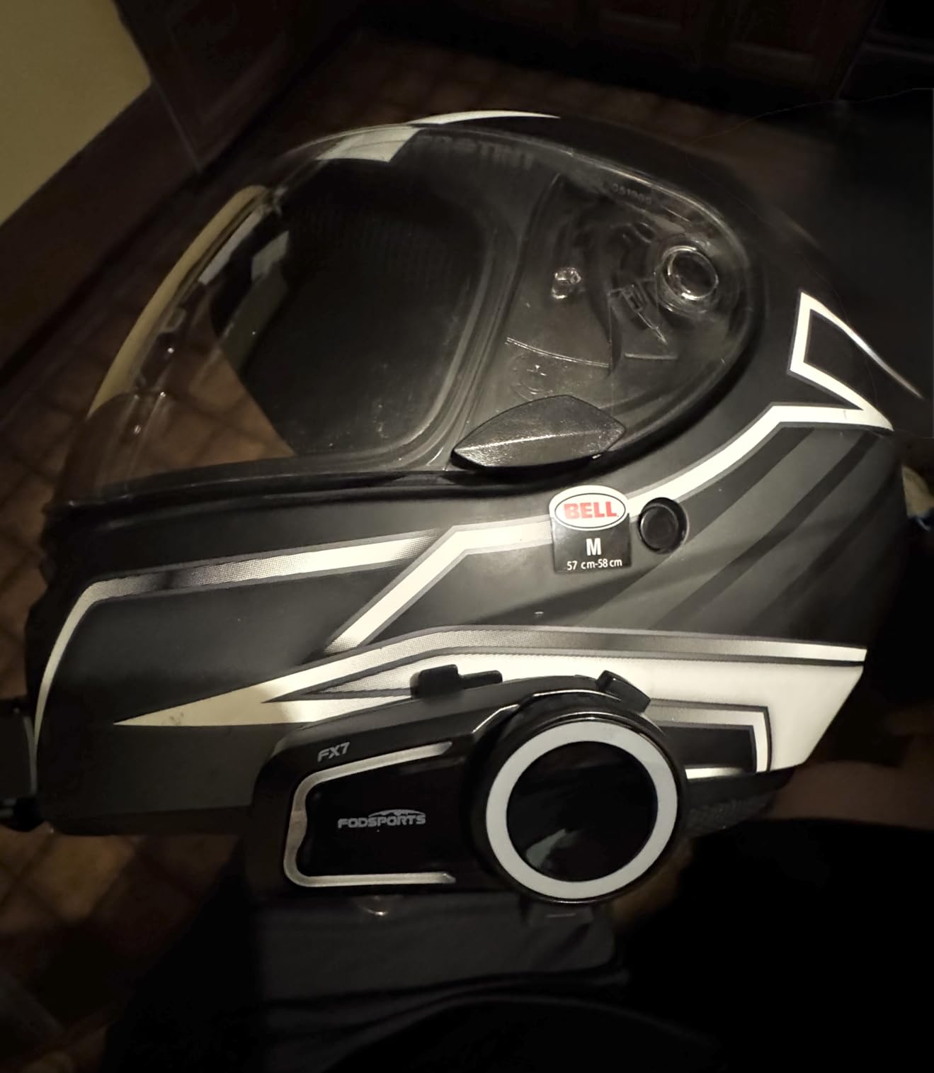 Fodsports FX7 10-Rider Mesh Motorcycle Bluetooth Headset, Smart APP Control, Dual Chips V5.4 Helmet Communication System Intercom with Audio Multitasking, Music Share & FM, IP67 Waterproof, 1 Pack customer photo 2