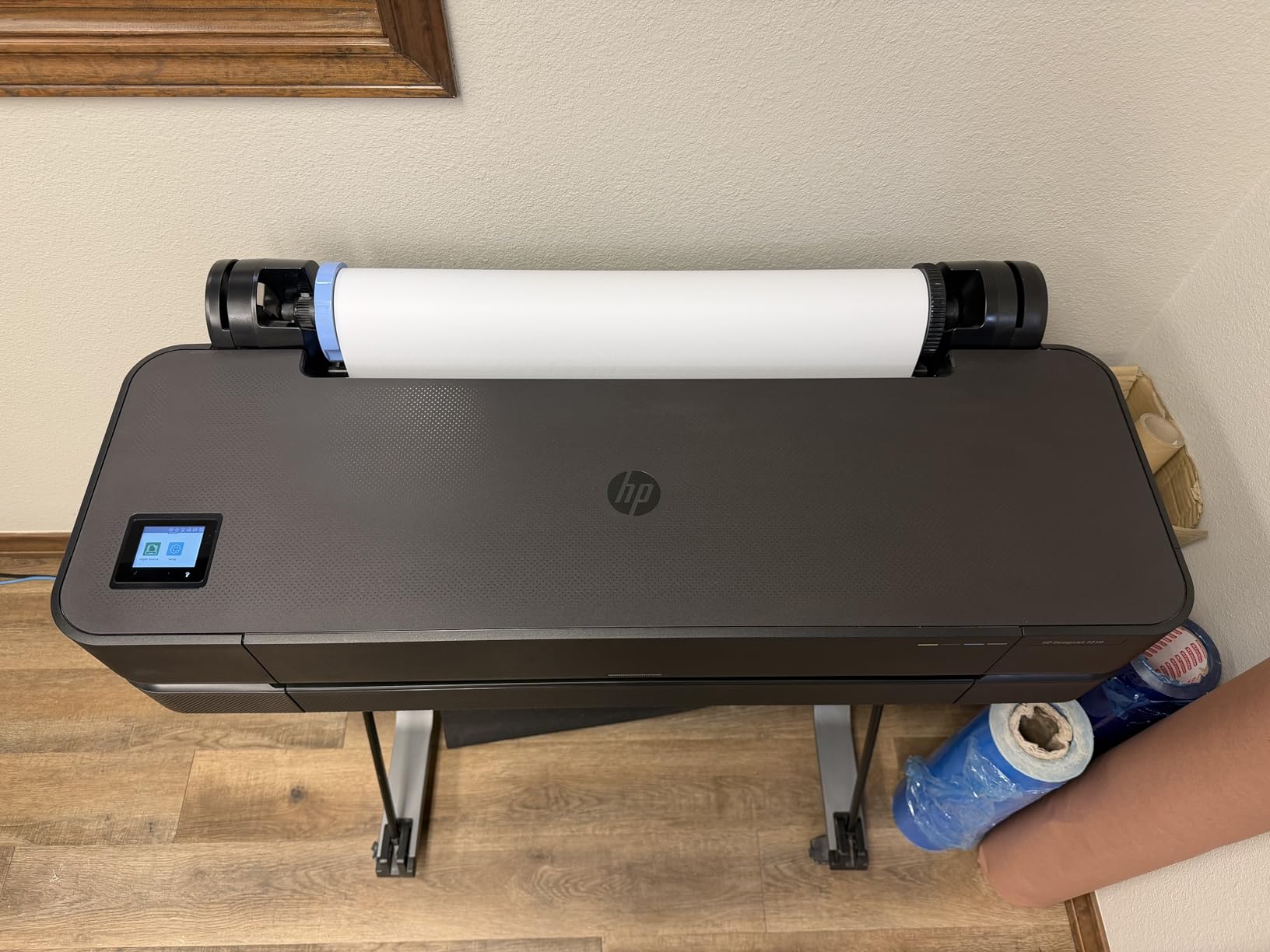HP DesignJet T210 Large Format 24-inch Color Plotter Printer for Easy Wide CAD & Poster Prints (8AG32D) customer photo 3