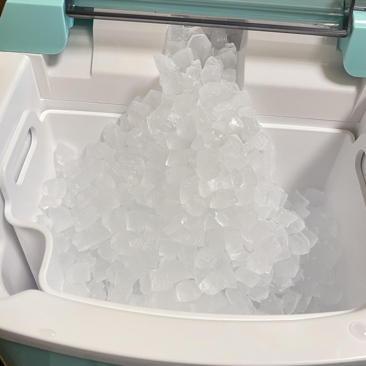 Silonn Nugget Ice Maker Countertop, Pellet Ice Machine with Self-Cleaning Function, Sonic Ice Maker Produces 33lbs of Chewable Ice in 24 Hours, Ideal for Home Kitchen and Office (Black) customer photo 1