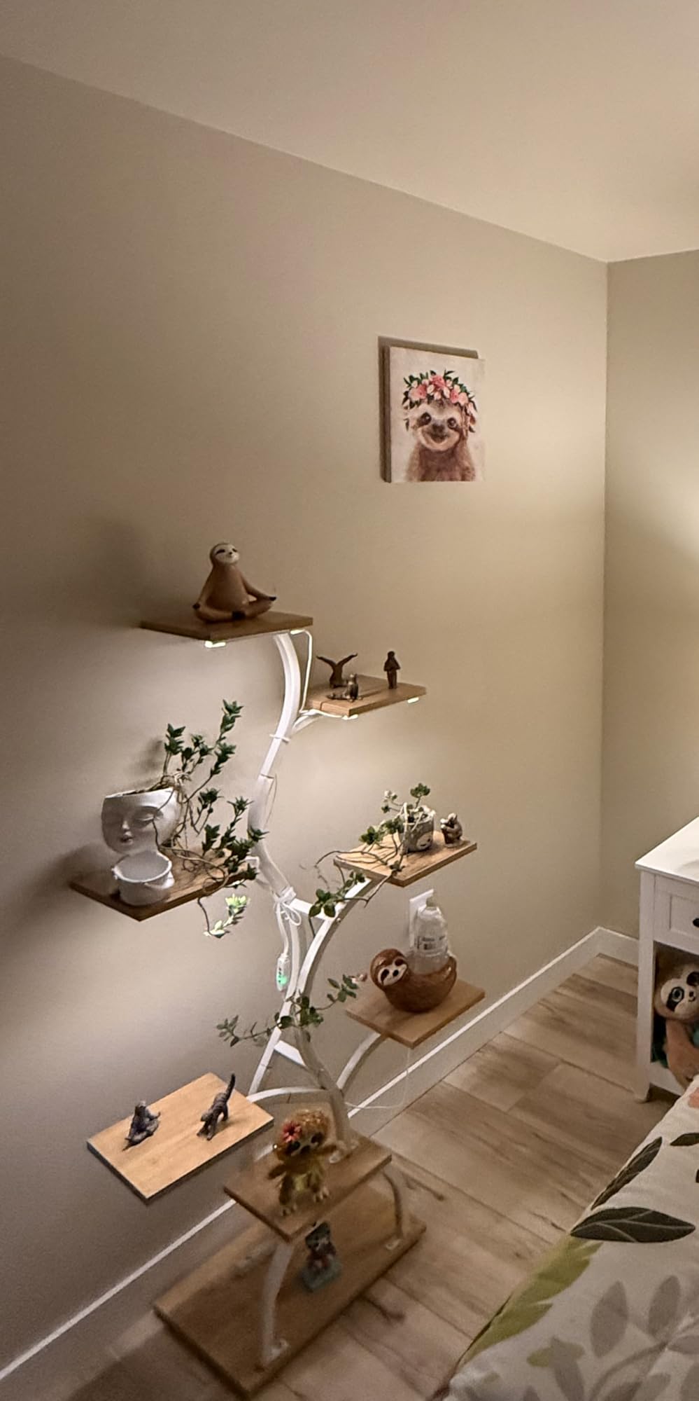 Plant Stand Indoor with Grow Light - 8 Tiered Plant Shelf Indoor, Corner Plant Stand, 49