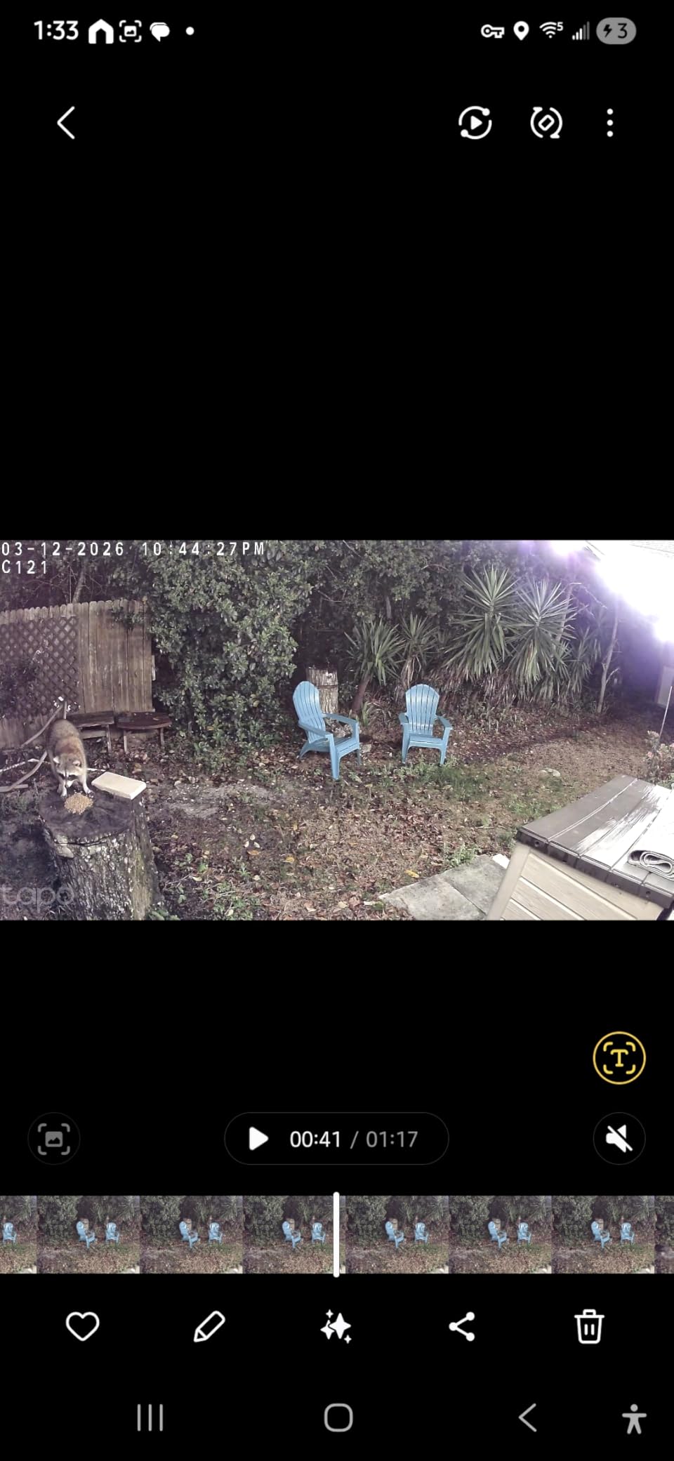 Tapo 2K+ Indoor/Outdoor Wired Security Camera - Person/Pet/Vehicle Detection, Baby Monitoring, Color Night Vision, IP66 Weather Resistant, Subscription-Free Local Storage or Optional Cloud, C121 customer photo 1