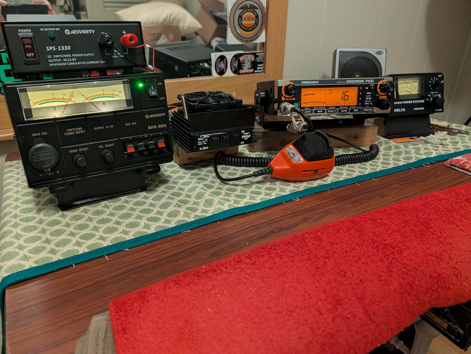 President George FCC AM/FM/SSB CB Radio, CTCSS/DCS, Large 7 Color LCD Display, Weather Channel/Alert, ASC, VOX, Scan Skip, USB Port, NRC, Automatic SWR, PA, SWR and Voltage Protection customer photo 1
