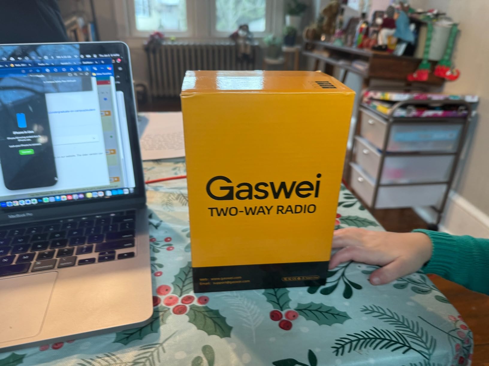 G2pro+ IP67 Waterproof Floating Heavy Duty Walkie Talkies Long Range for Adults FRS Double PTT, FM radio, SOS, NOAA weather Rechargeable Two Way Radios 2 watts, VOX, Li-ion Battery (2 Pack - Yellow) customer photo 1