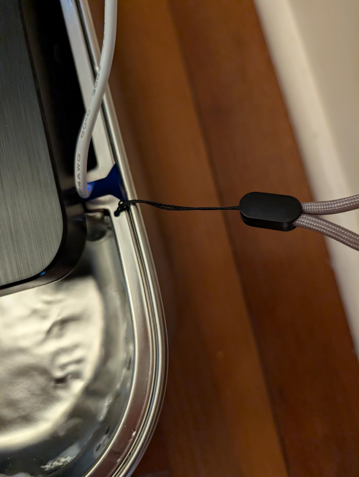 3.2Gal/12L Dog Water Fountain for Large Dogs, Stainless Steel Dog Water Bowl Dispenser with Deeper & Wider Drinking Area, FEELNEEDY Automatic Pet Fountain with Window & LED Light customer photo 1