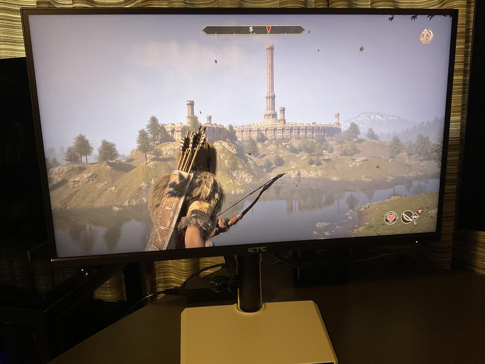 KTC 32 Inch 4K Smart Monitor, Google System UHD (3840x 2160) Smart Monitor with Speakers, Netflix Licensed, Type-C 65W PD, WirelessDisplay, HDR, Bluetooth, Hey Google Voice Remot, VESA Support, A32Q8 customer photo 1