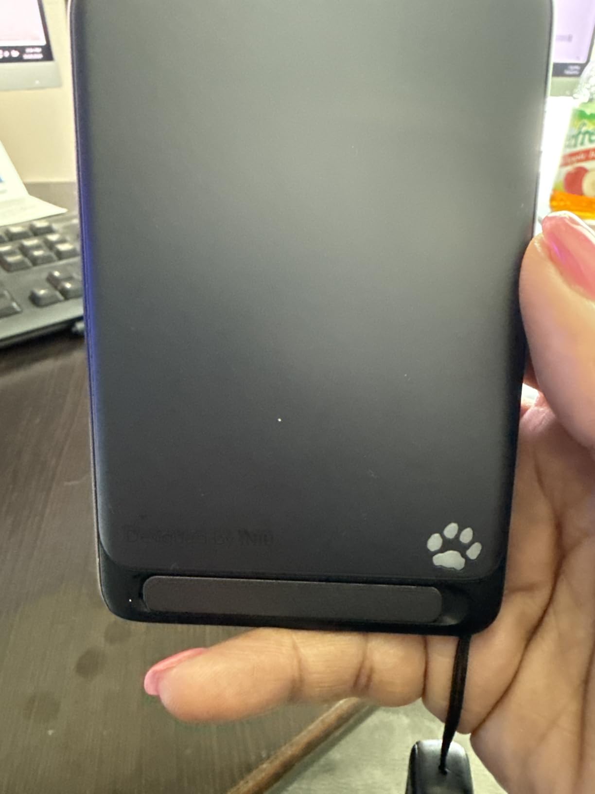 INIU for MagSafe Portable Charger, Qi2 Certified, Slimmest 15W 10000mAh Magnetic Power Bank, with USB C Cable & Stand, Fast Charging MagSafe Compatible Battery Pack for iPhone 17 16 15 14 13 12 Only customer photo 2