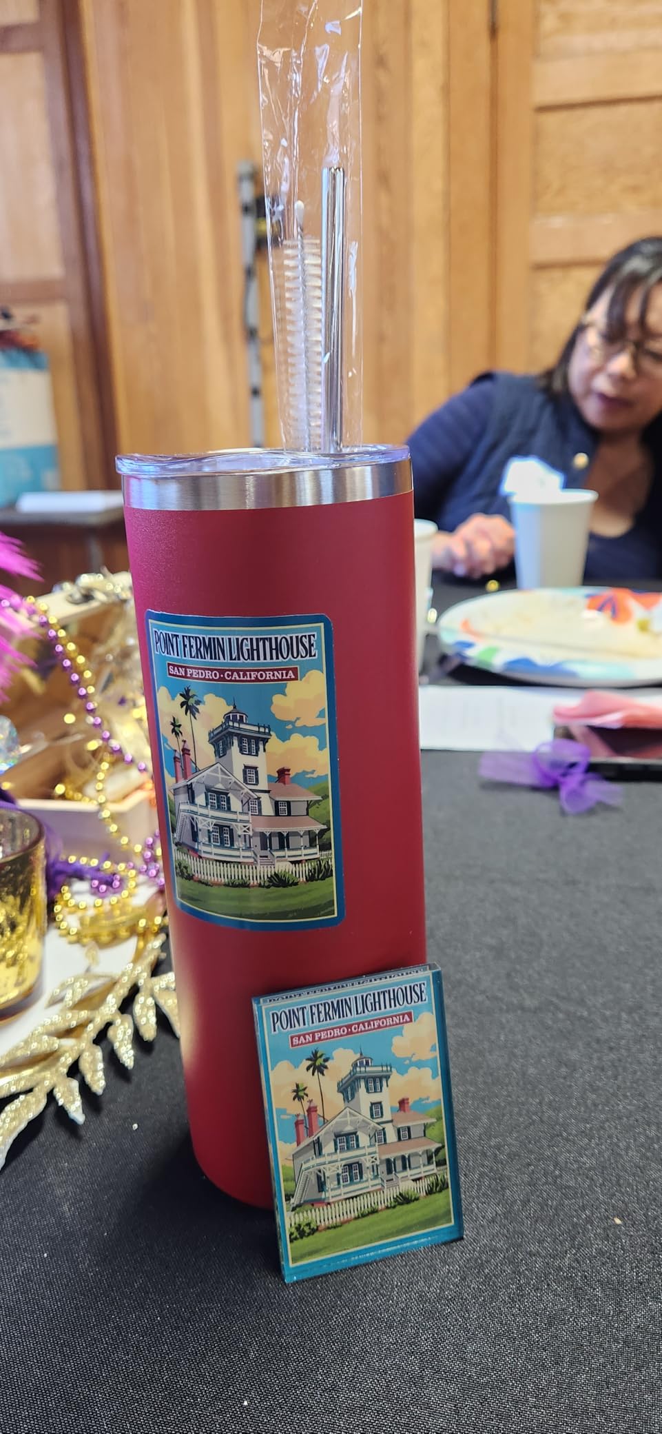 YOUKE OLA 16 Pack Stainless Steel Skinny Tumblers Bulk Straight Double Wall Powder Coated Insulated Tumbler with Lid and Straw for Laser Engrave, DIY Gift, 20oz Mix Colors customer photo 2