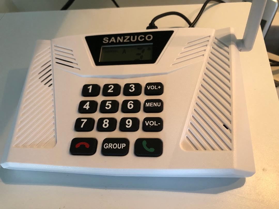Intercoms Wireless for Home Upgraded, Hands Free Intercom 5300ft, Real-Time Two Way Intercoms for Home with Group Call, Full Duplex Wireless Intercom System for Business Office(4 Pack) customer photo 1