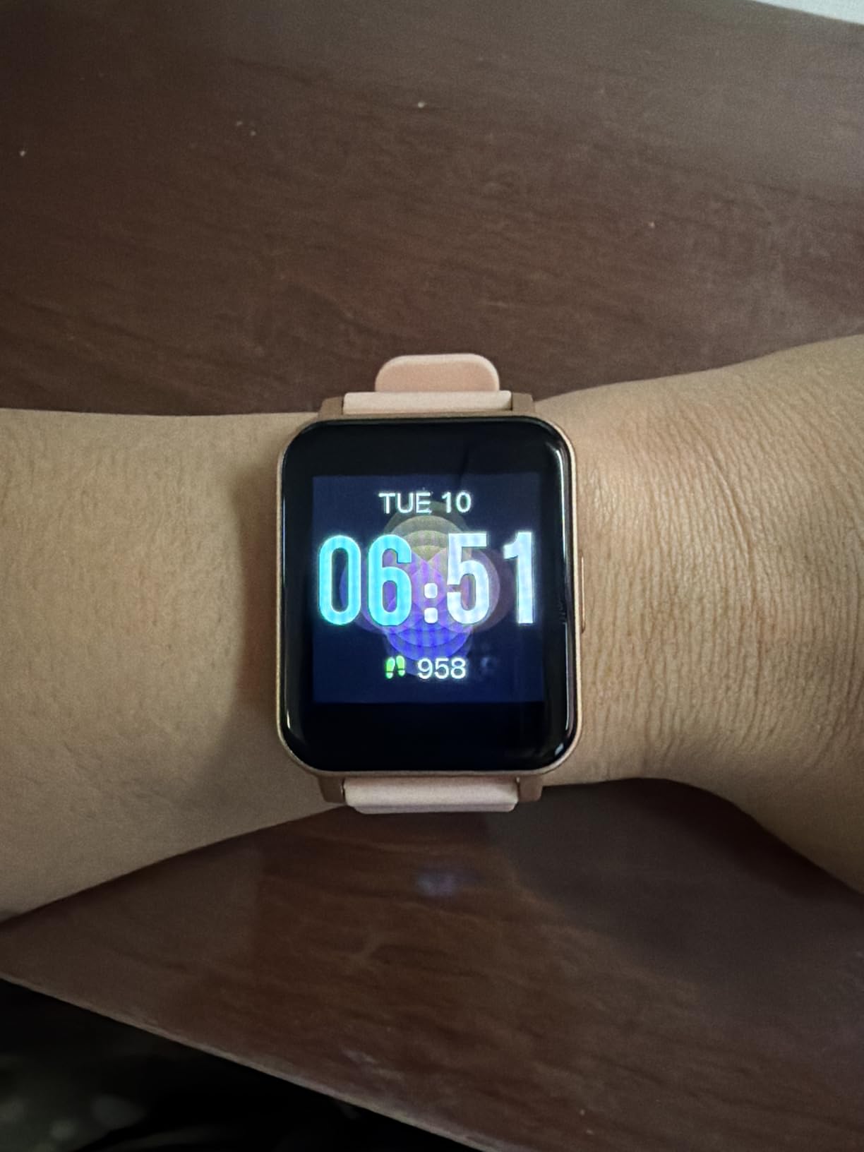 Fitness Tracker Watch with Heart Rate Monitor, Activity Tracker with Pedometer, Sleep Monitor, Calories & Step Counter, IP68 Waterproof Smart Watches customer photo 2