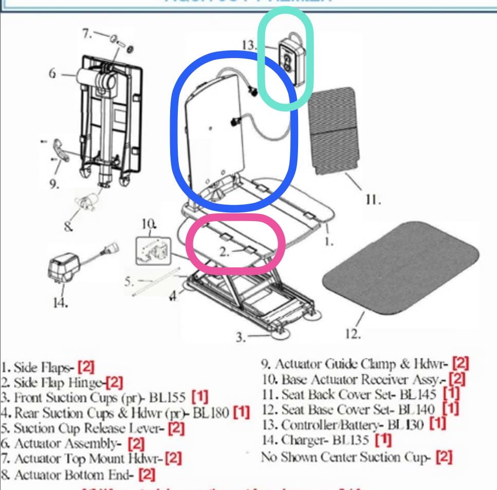 AquaLift Electric Bath Lift Chair for Bathtub | Height Adjustable Riser for Seniors, Elderly | IP68 Waterproof | 320 LBS Capacity | Rechargeable Battery customer photo 1