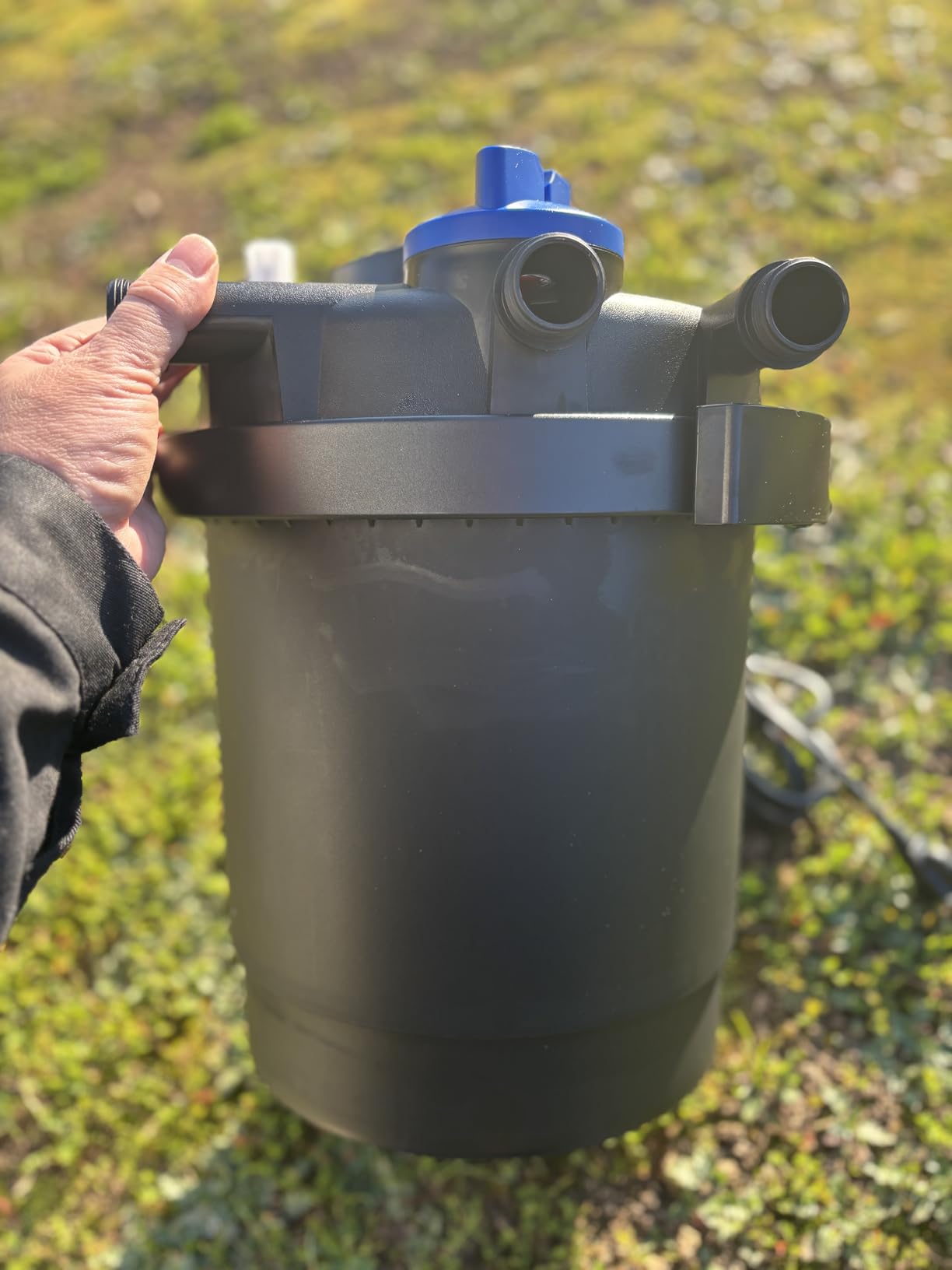 Anbull Bio Pressure Pond Filter, 1580GPH Pressurized Biological Pond Filter with 11watt Light customer photo 1